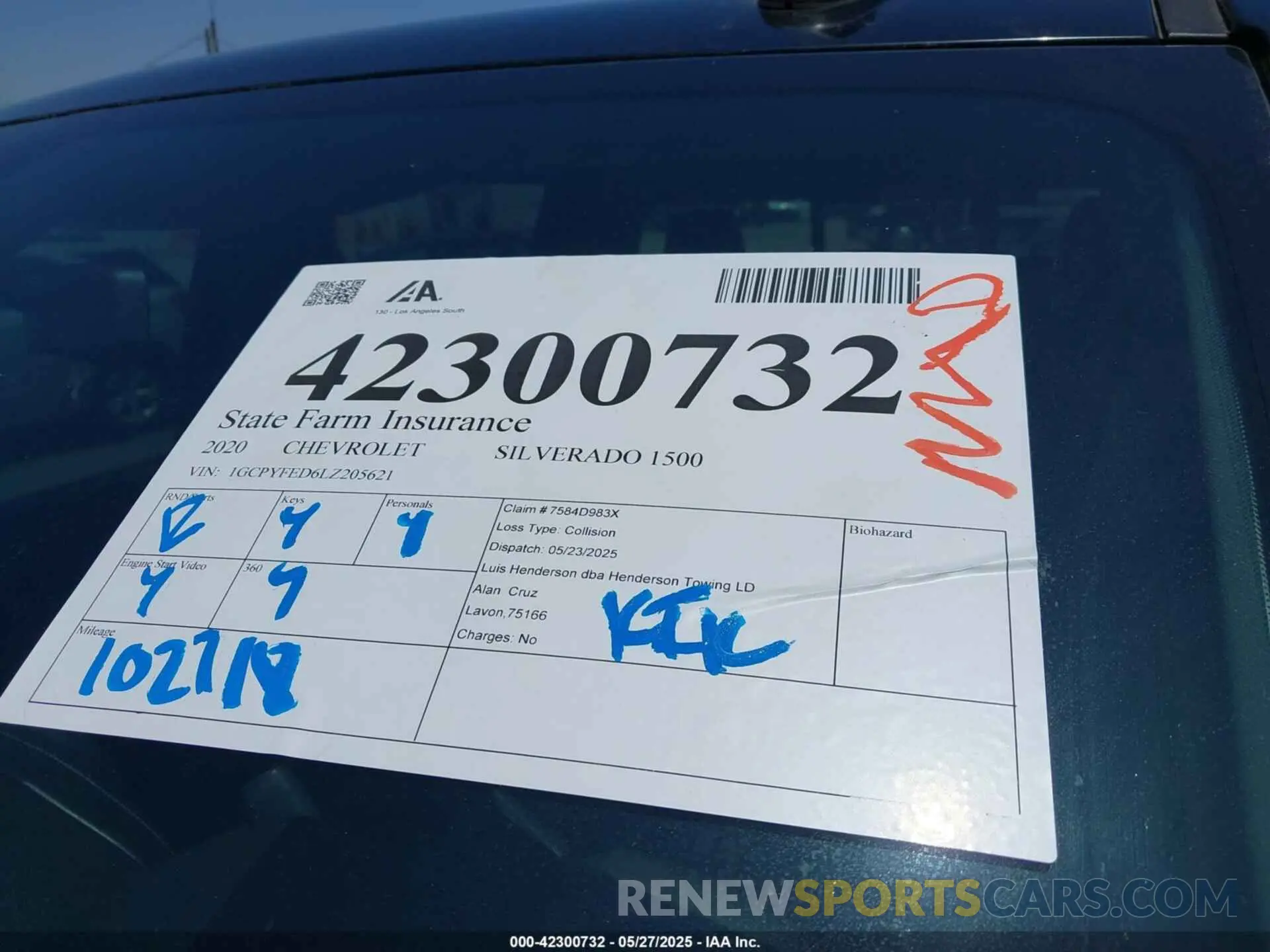 17 Photograph of a damaged car 1GCPYFED6LZ205621 CHEVROLET SILVERADO 1500 2020