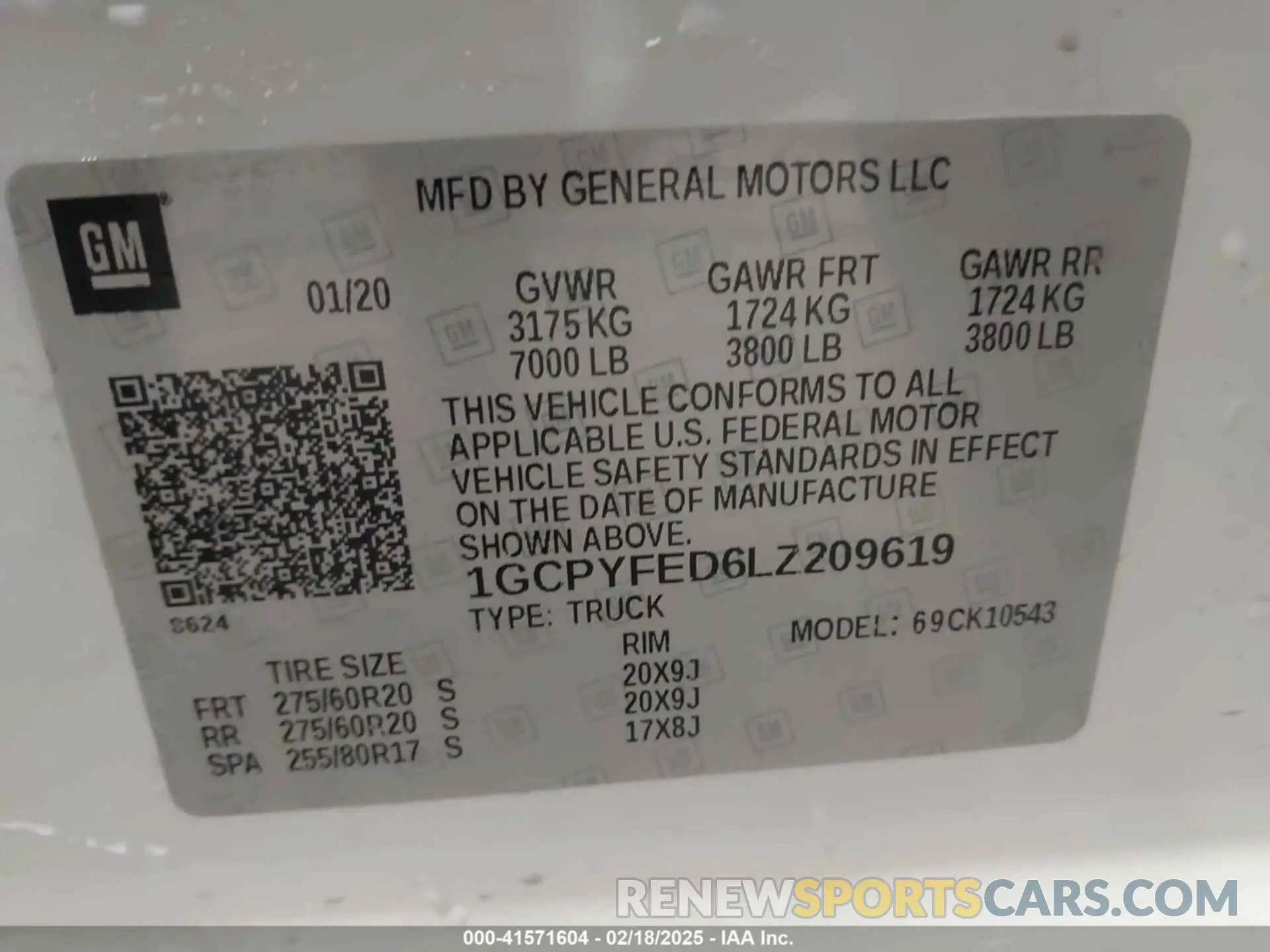 9 Photograph of a damaged car 1GCPYFED6LZ209619 CHEVROLET SILVERADO 1500 2020