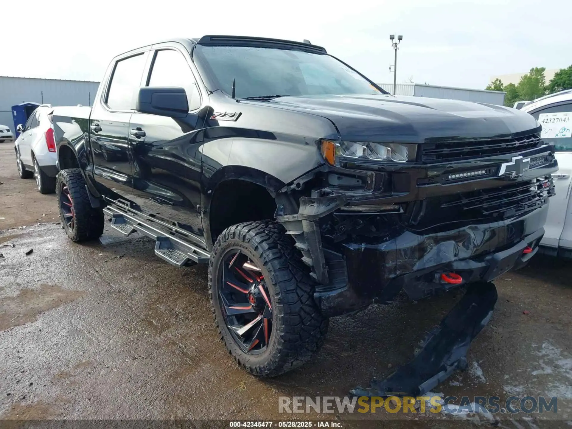 1 Photograph of a damaged car 1GCPYFED7LZ111571 CHEVROLET SILVERADO 1500 2020