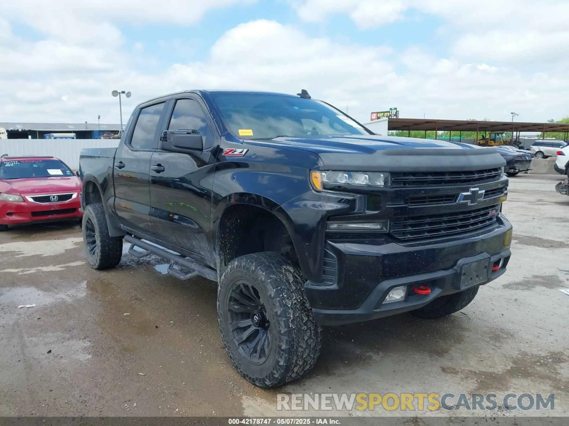 1 Photograph of a damaged car 1GCPYFED9LZ124029 CHEVROLET SILVERADO 1500 2020