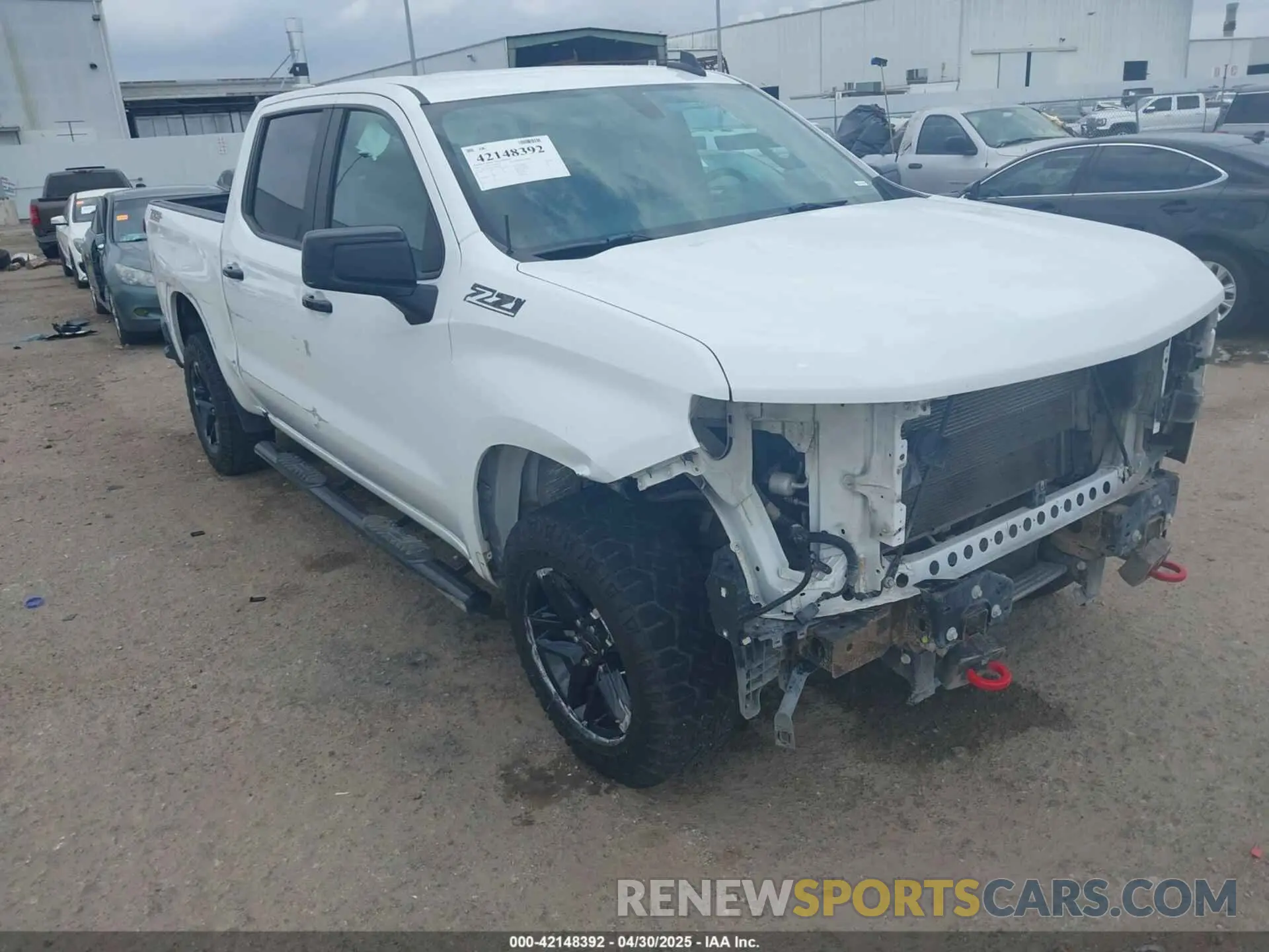 1 Photograph of a damaged car 1GCPYFED9LZ290728 CHEVROLET SILVERADO 1500 2020