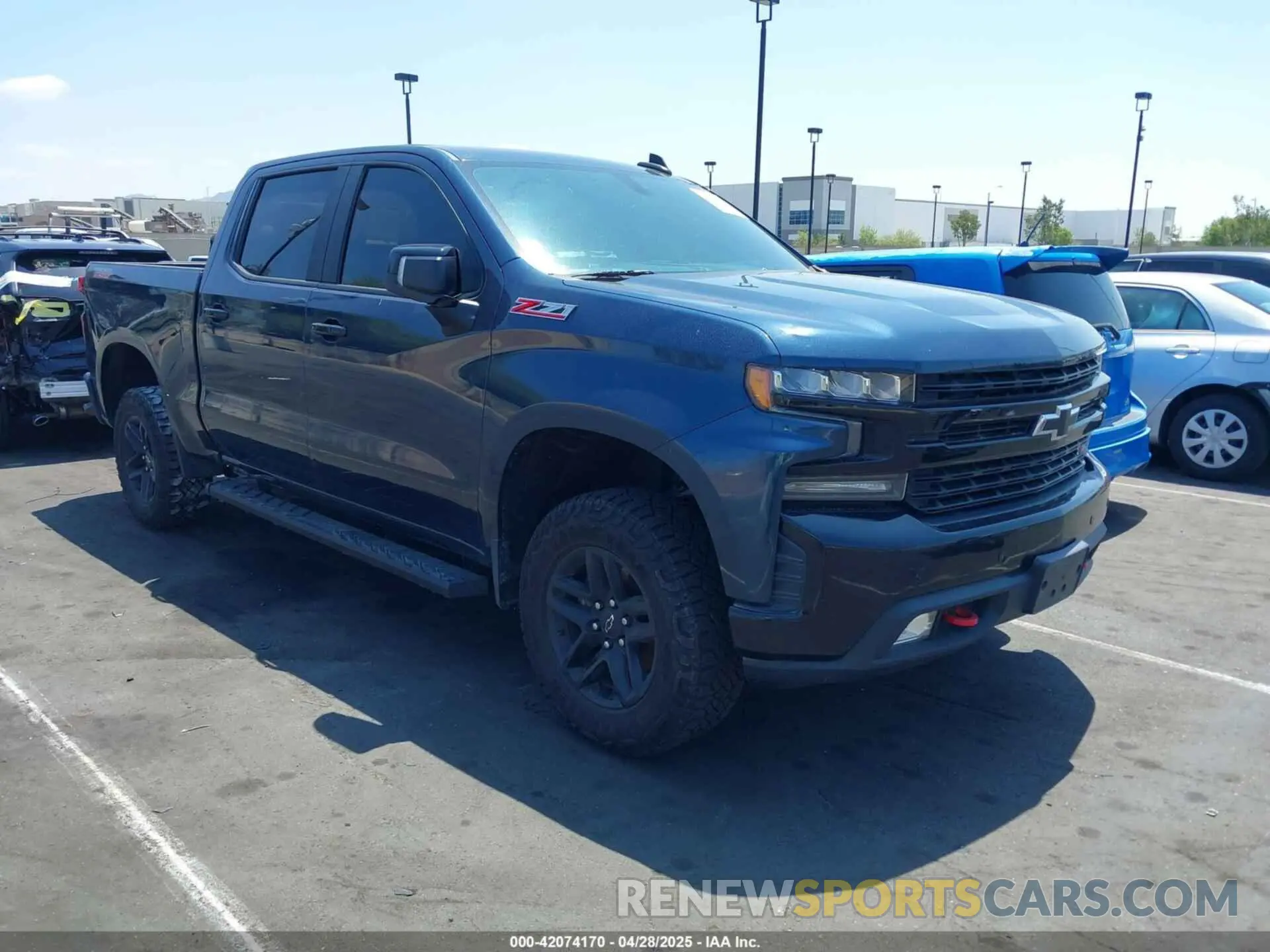1 Photograph of a damaged car 1GCPYFED9LZ379781 CHEVROLET SILVERADO 1500 2020