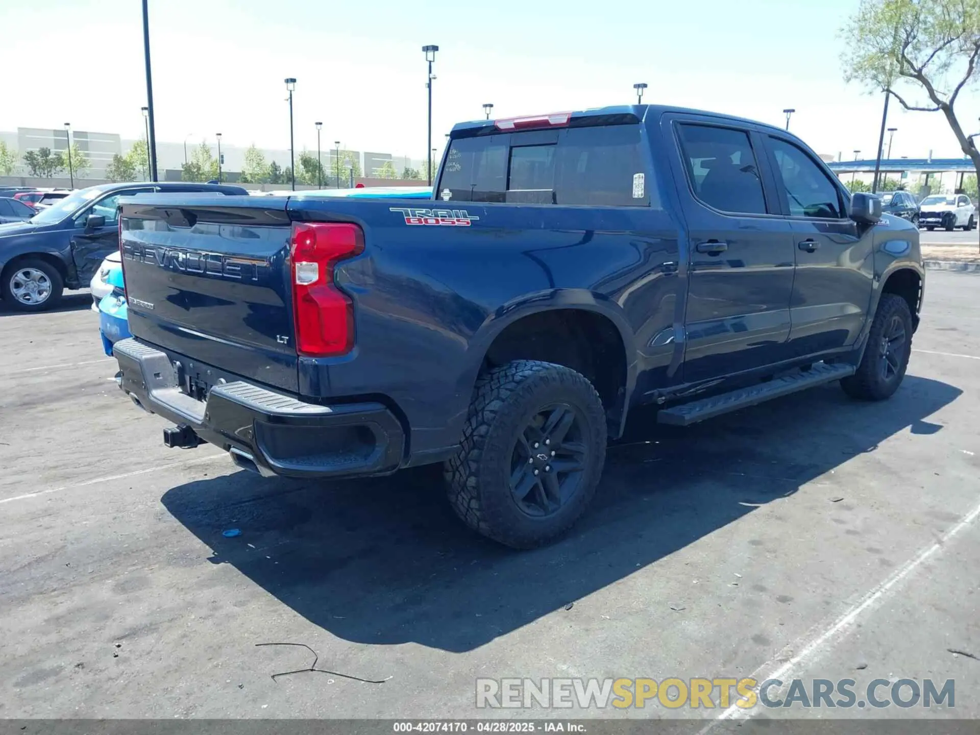4 Photograph of a damaged car 1GCPYFED9LZ379781 CHEVROLET SILVERADO 1500 2020