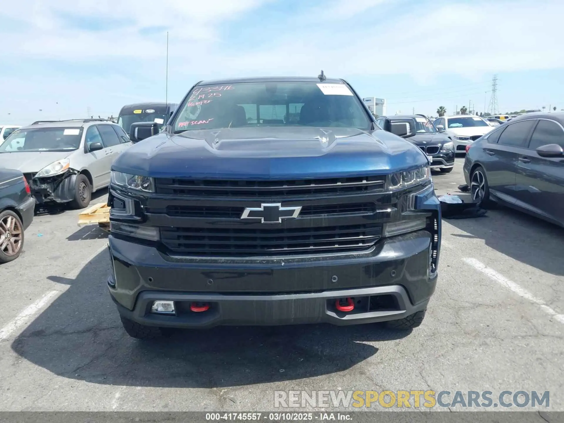 13 Photograph of a damaged car 1GCPYFEL9LZ264069 CHEVROLET SILVERADO 1500 2020