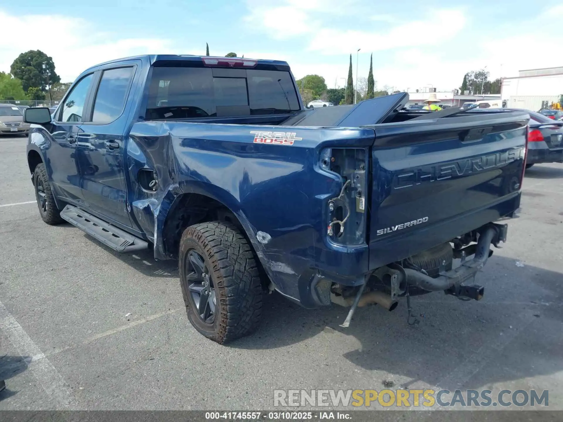 3 Photograph of a damaged car 1GCPYFEL9LZ264069 CHEVROLET SILVERADO 1500 2020
