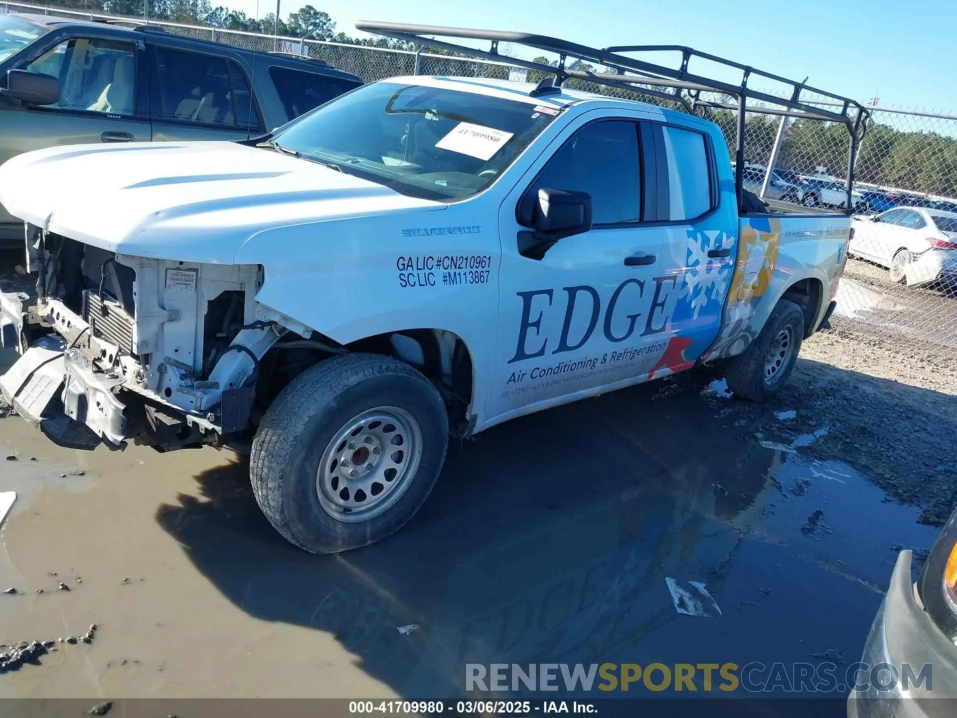 2 Photograph of a damaged car 1GCRWAEK6LZ229532 CHEVROLET SILVERADO 1500 2020