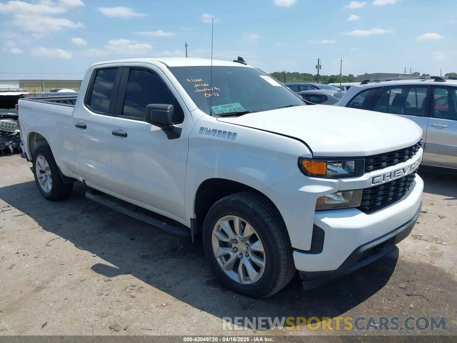 1 Photograph of a damaged car 1GCRWBEH0LZ370672 CHEVROLET SILVERADO 1500 2020