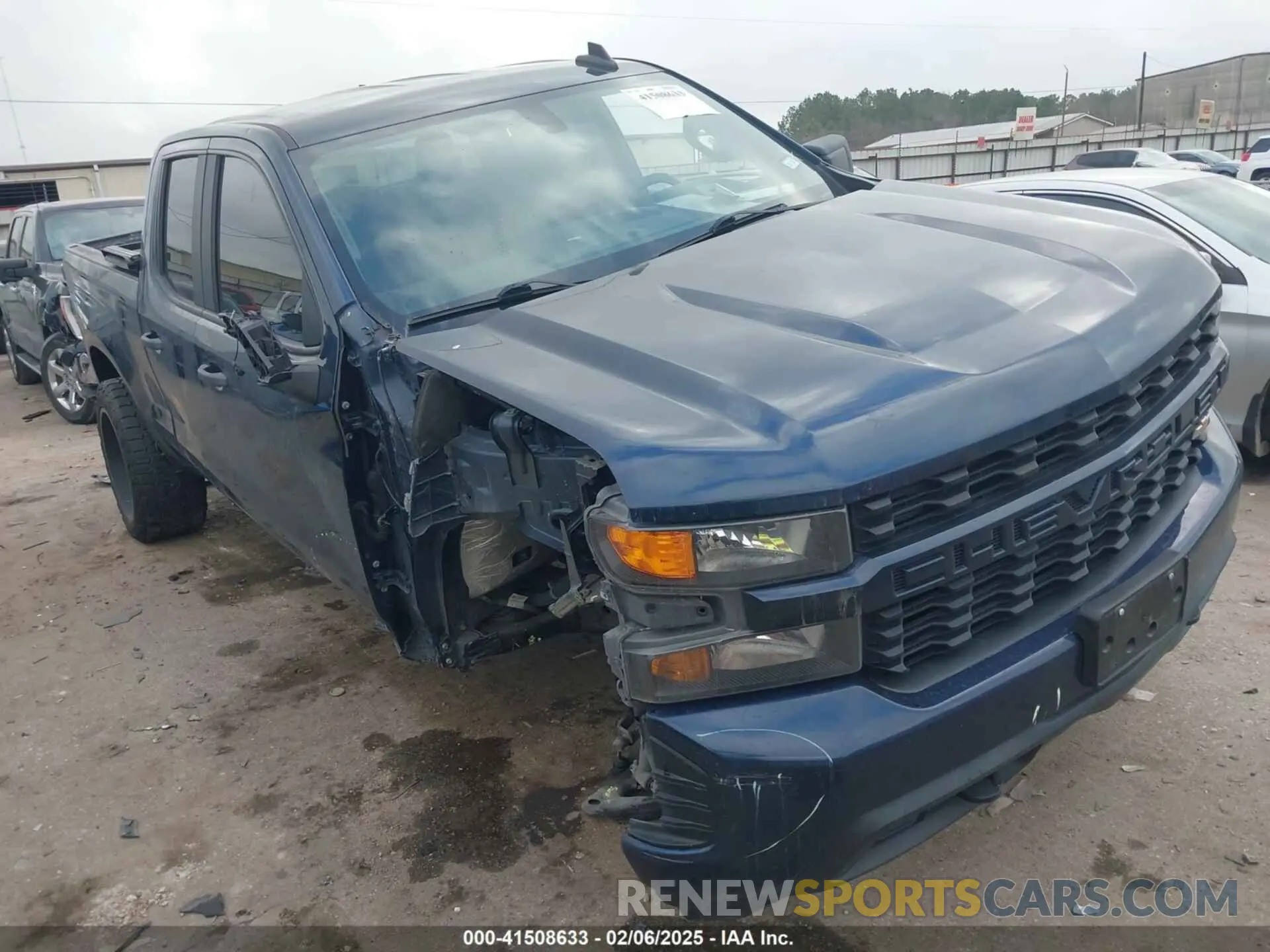 1 Photograph of a damaged car 1GCRWBEHXLZ339073 CHEVROLET SILVERADO 1500 2020