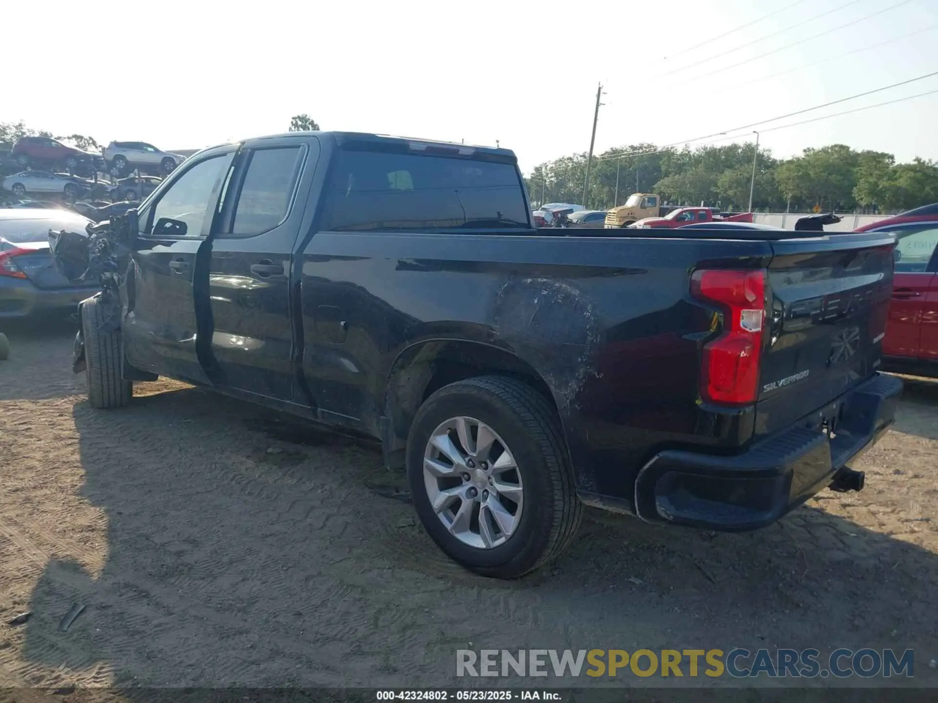 3 Photograph of a damaged car 1GCRWBEK1LZ356193 CHEVROLET SILVERADO 1500 2020