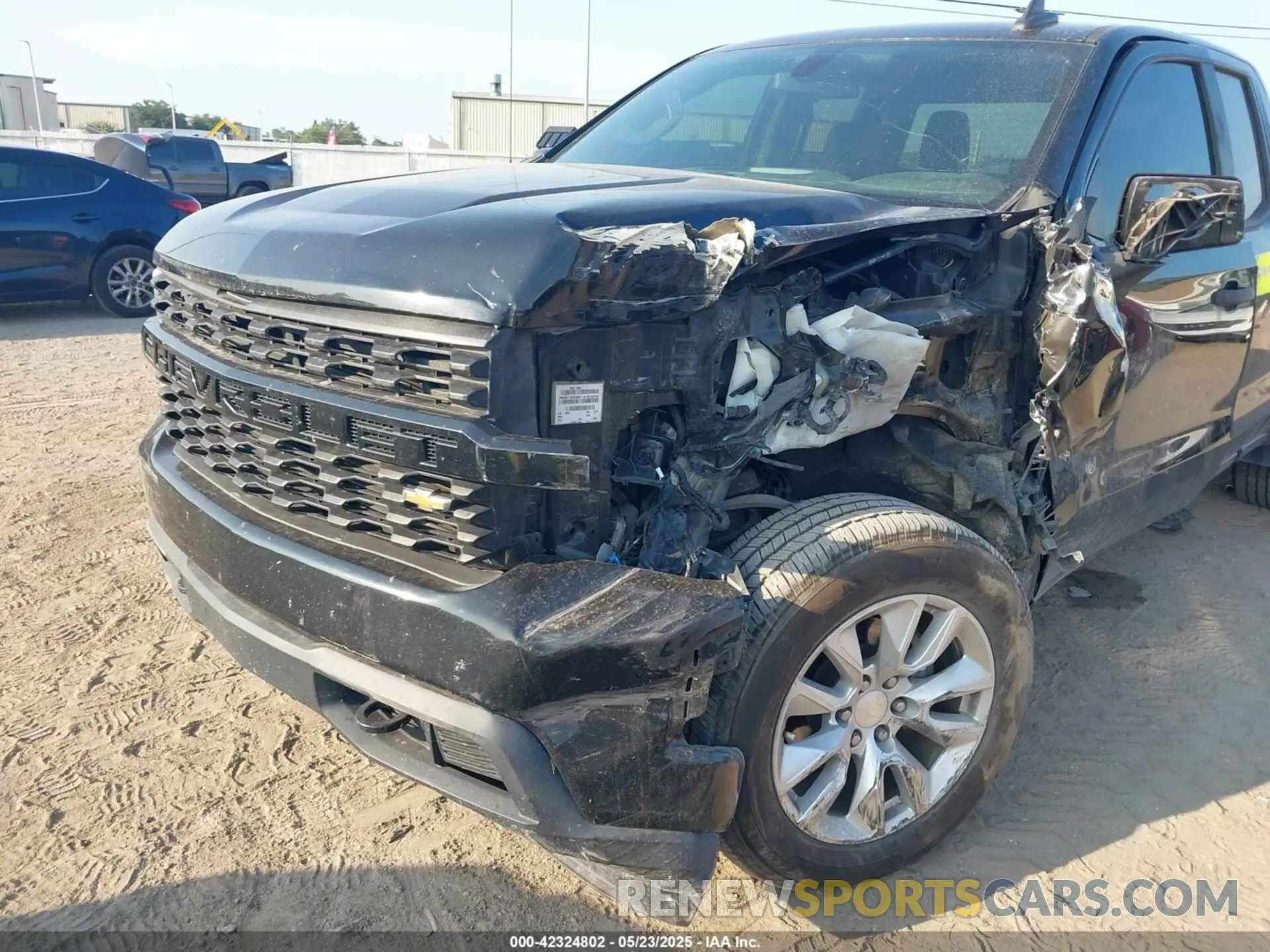 6 Photograph of a damaged car 1GCRWBEK1LZ356193 CHEVROLET SILVERADO 1500 2020