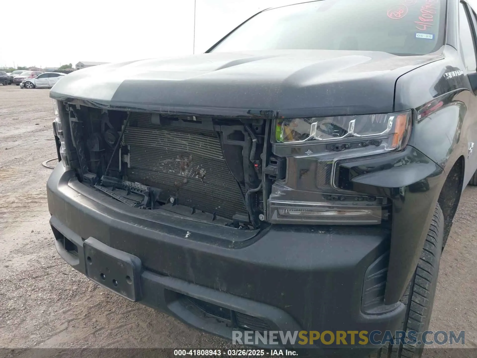 6 Photograph of a damaged car 1GCRWCED0LZ314377 CHEVROLET SILVERADO 1500 2020