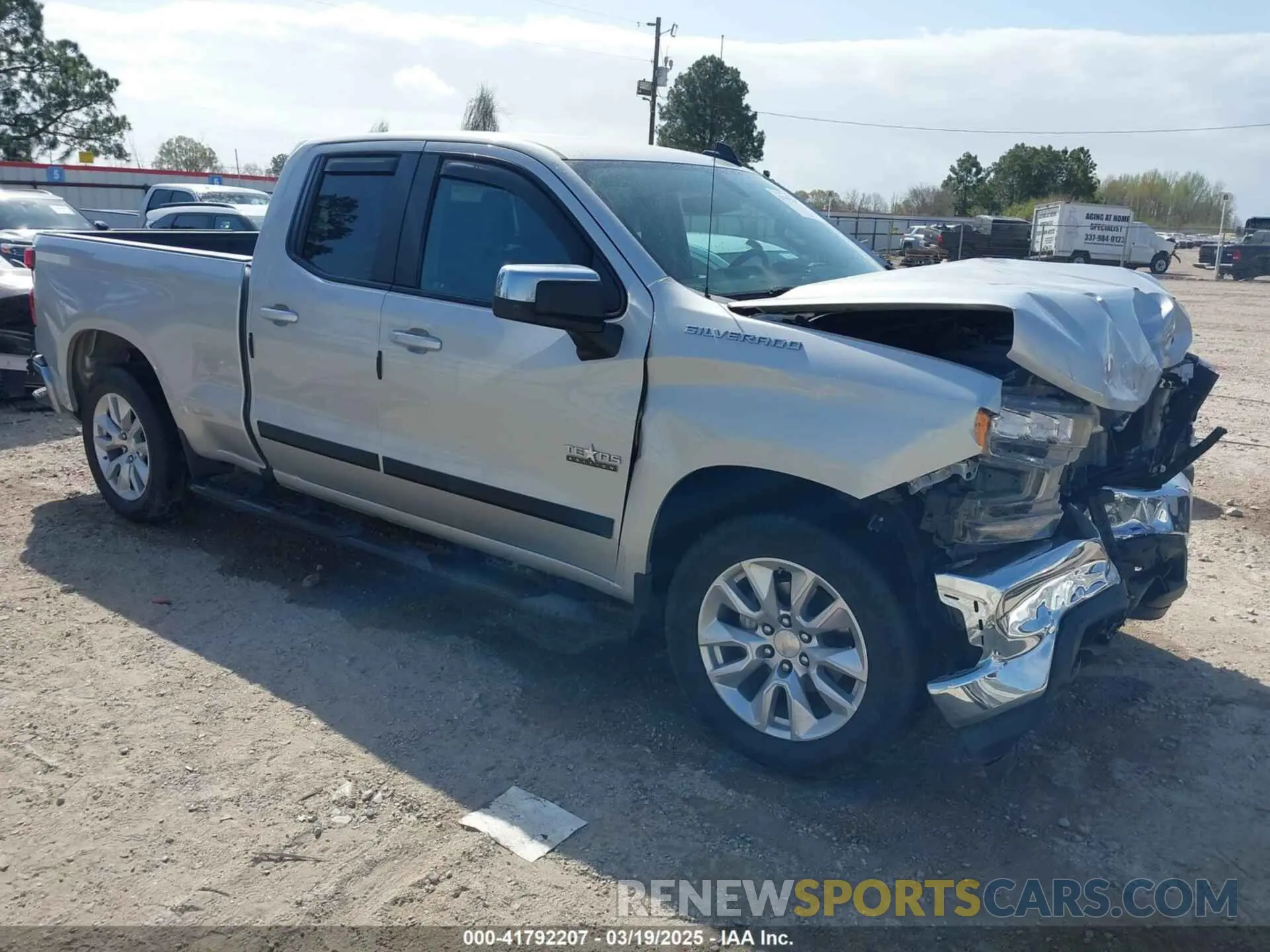 1 Photograph of a damaged car 1GCRWCED2LZ182514 CHEVROLET SILVERADO 1500 2020