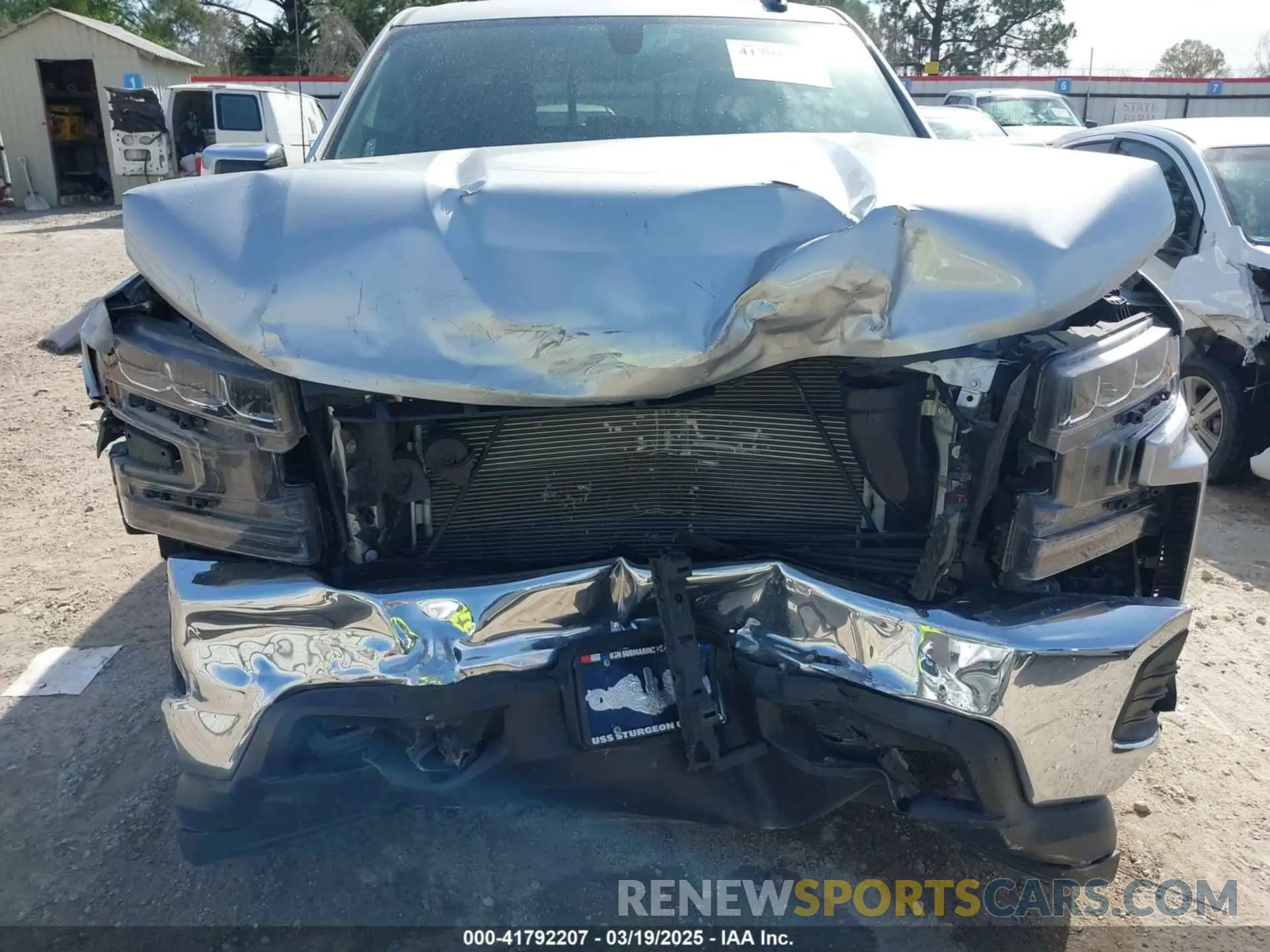 6 Photograph of a damaged car 1GCRWCED2LZ182514 CHEVROLET SILVERADO 1500 2020