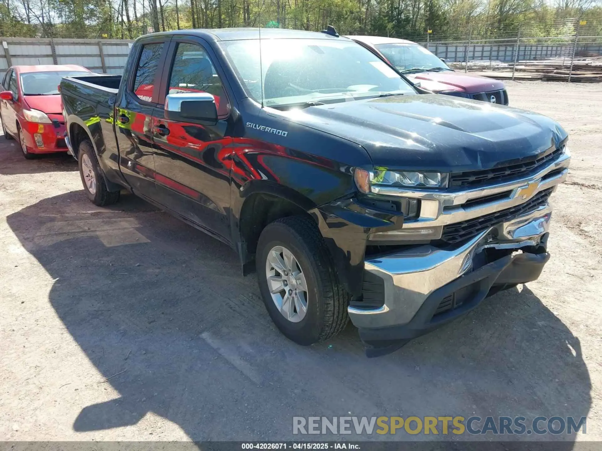 1 Photograph of a damaged car 1GCRWCEK4LZ132423 CHEVROLET SILVERADO 1500 2020