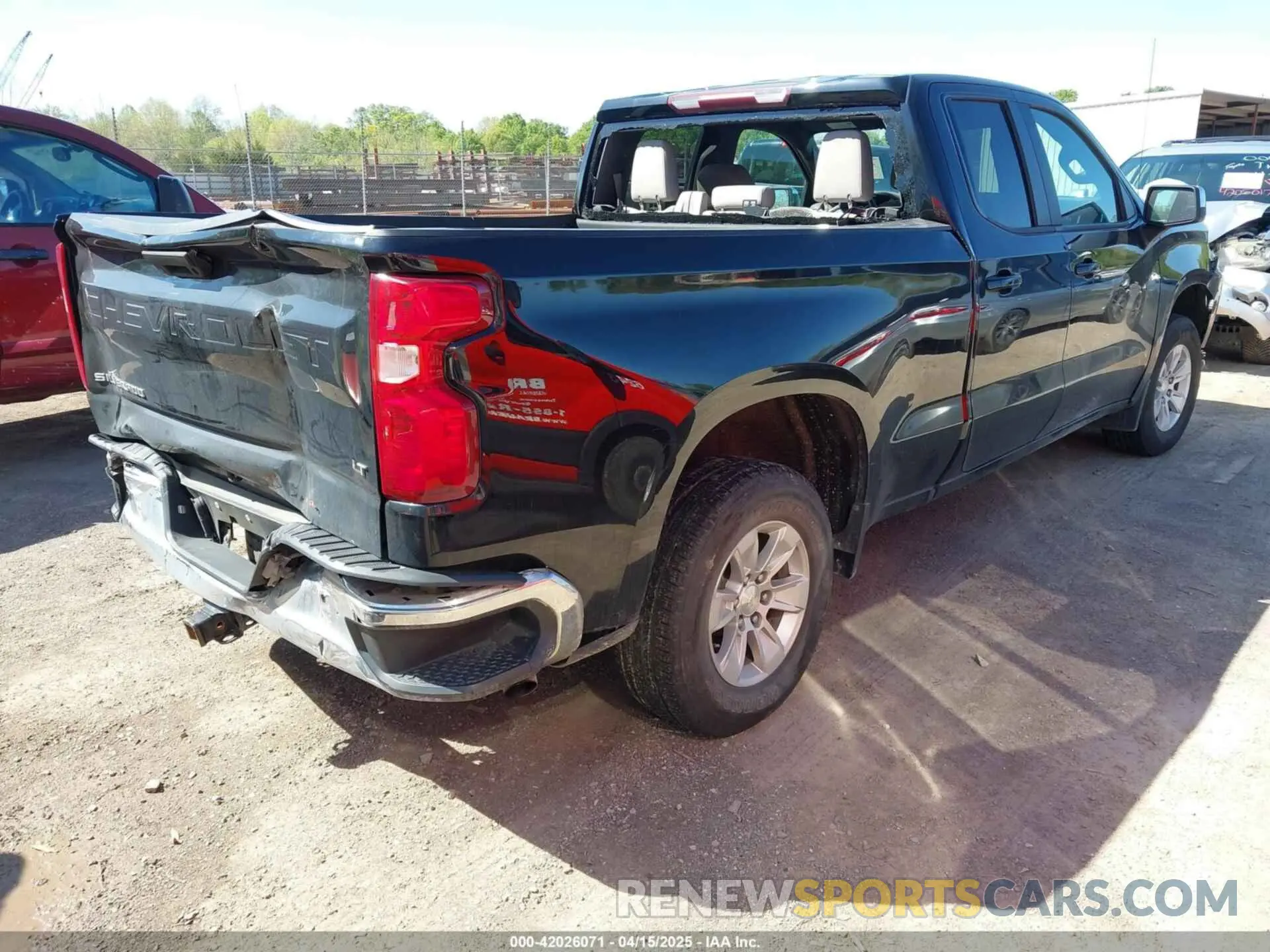 4 Photograph of a damaged car 1GCRWCEK4LZ132423 CHEVROLET SILVERADO 1500 2020