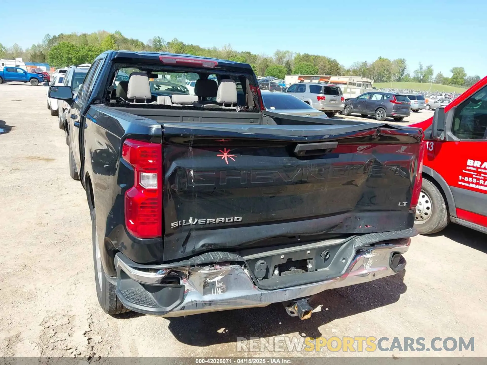 6 Photograph of a damaged car 1GCRWCEK4LZ132423 CHEVROLET SILVERADO 1500 2020