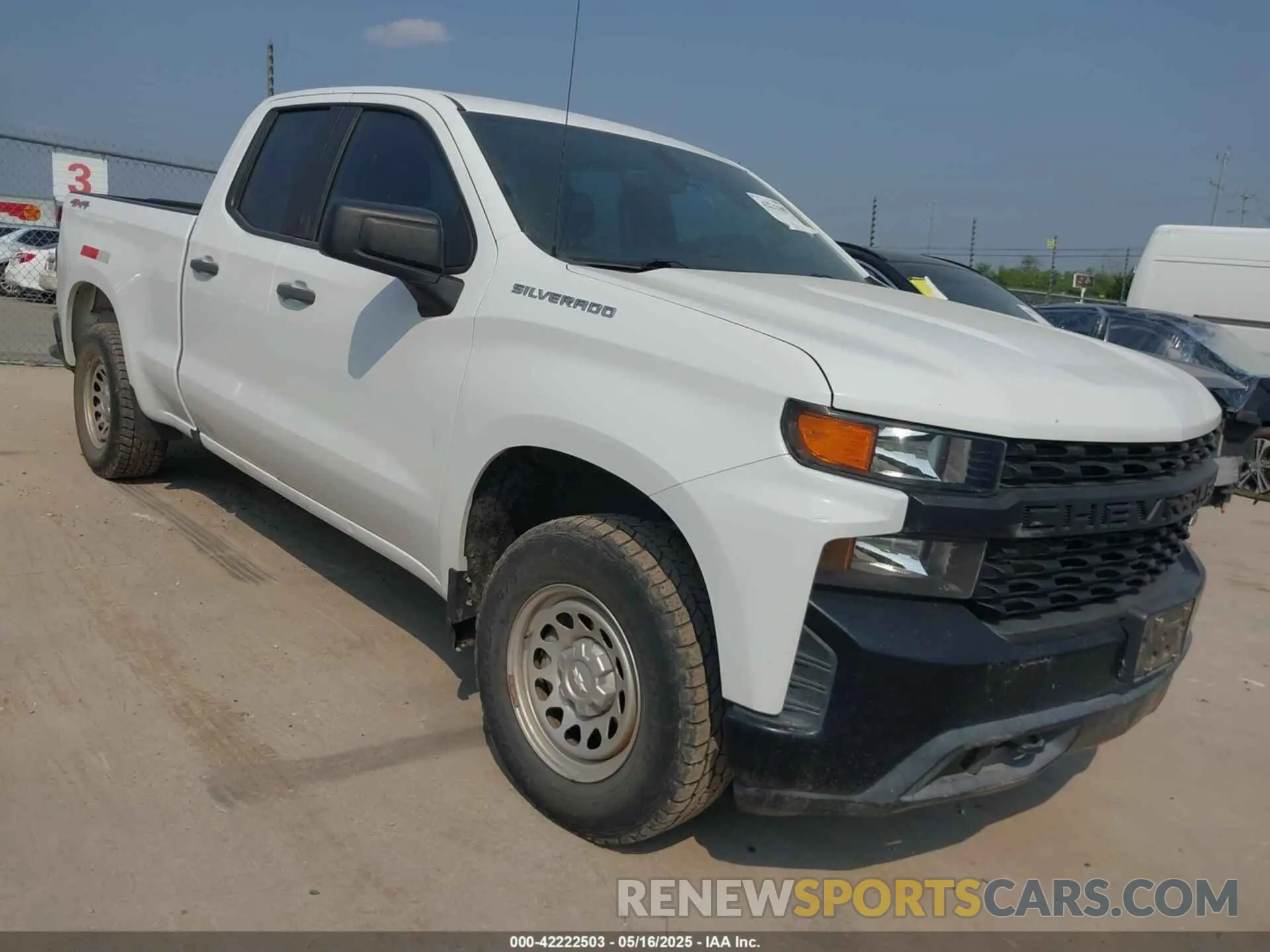 1 Photograph of a damaged car 1GCRYAEF0LZ178509 CHEVROLET SILVERADO 1500 2020