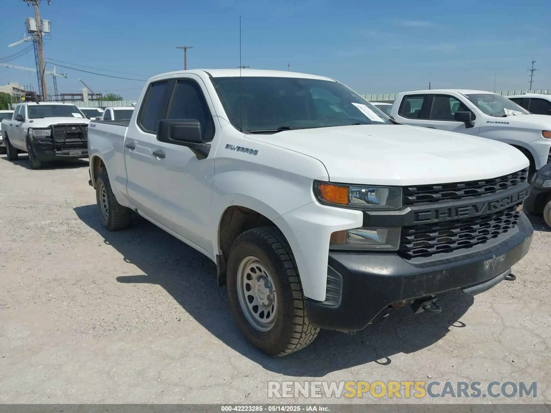 1 Photograph of a damaged car 1GCRYAEF1LZ177031 CHEVROLET SILVERADO 1500 2020