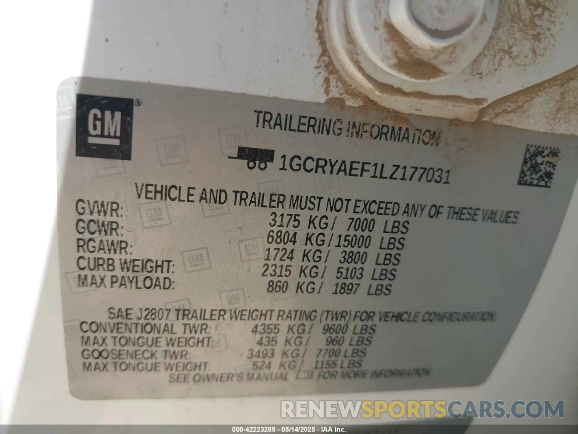 9 Photograph of a damaged car 1GCRYAEF1LZ177031 CHEVROLET SILVERADO 1500 2020