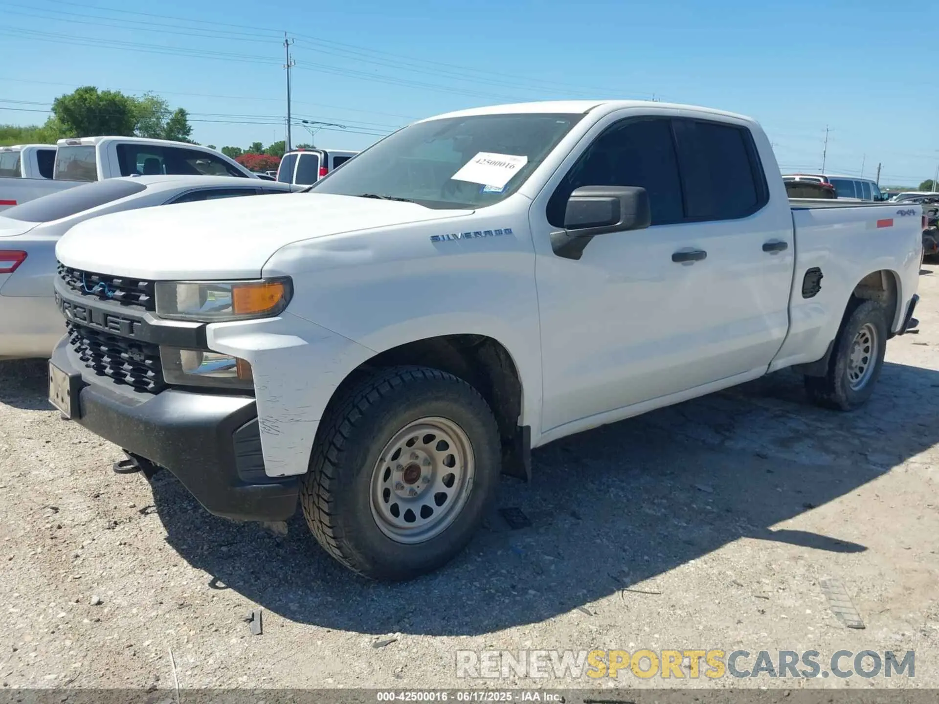 2 Photograph of a damaged car 1GCRYAEF3LZ177158 CHEVROLET SILVERADO 1500 2020