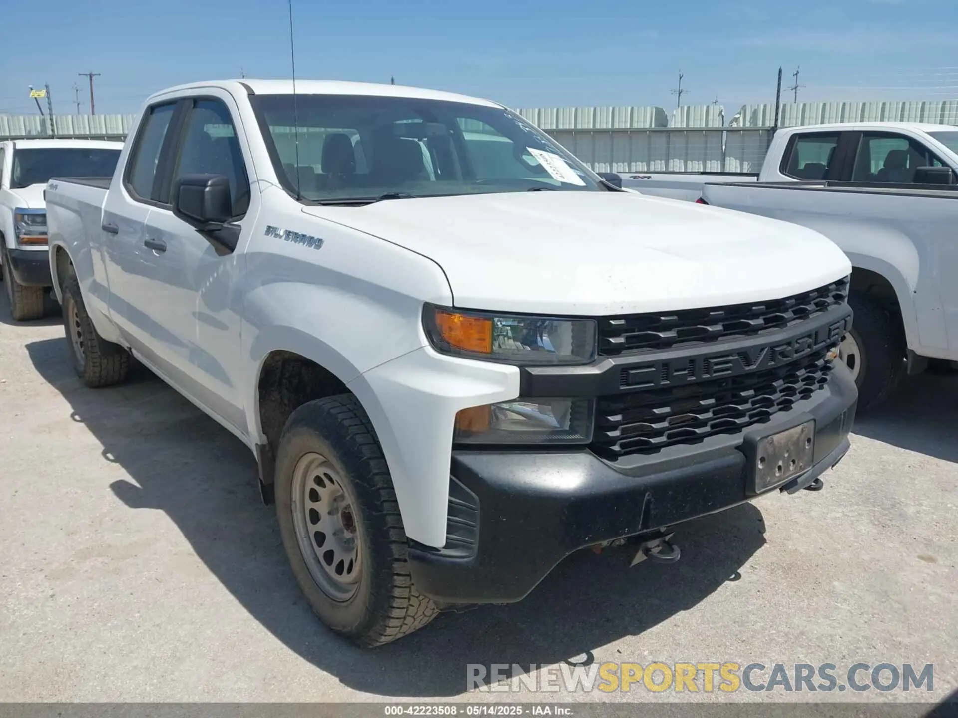 1 Photograph of a damaged car 1GCRYAEF3LZ178343 CHEVROLET SILVERADO 1500 2020