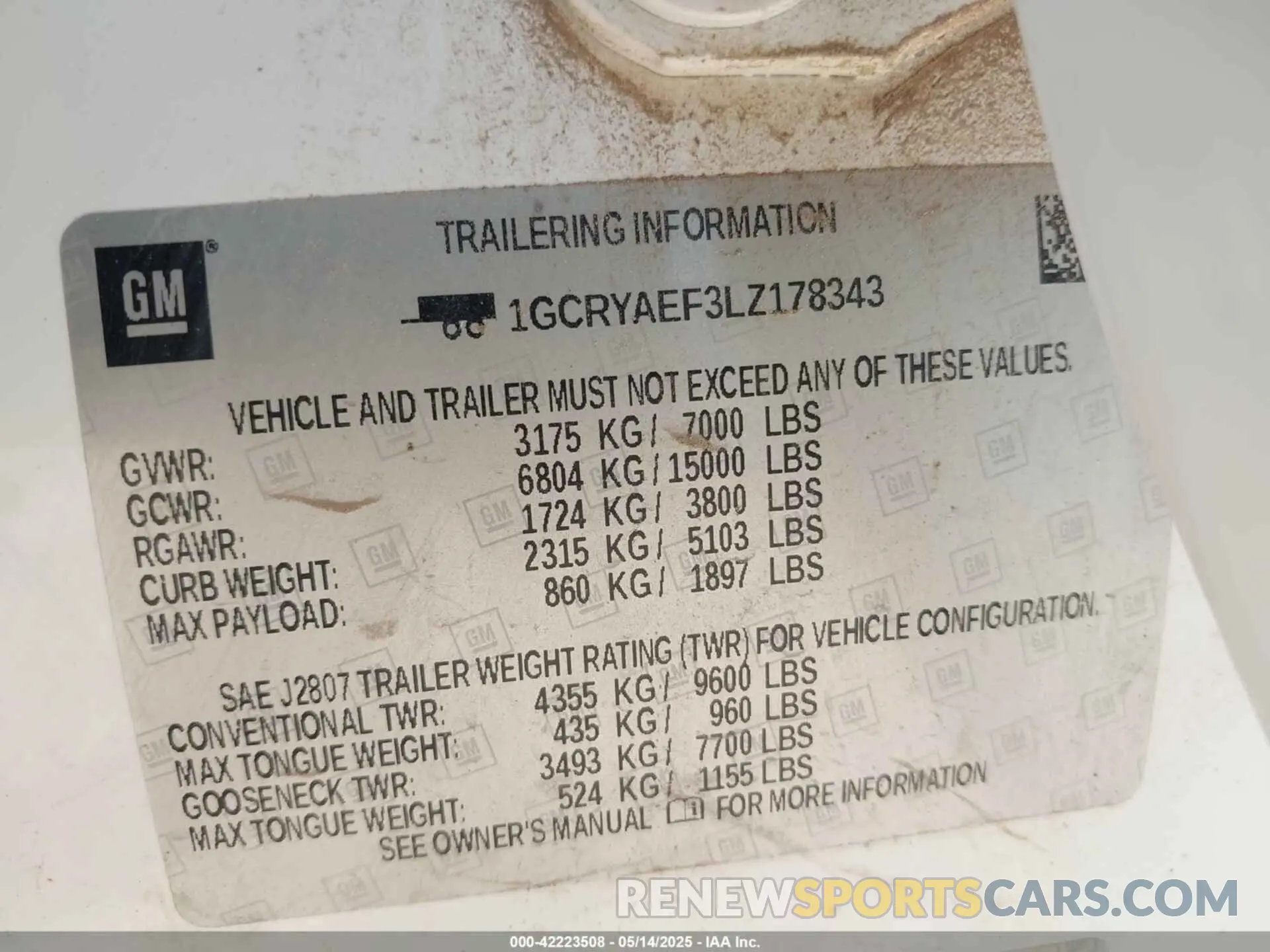 9 Photograph of a damaged car 1GCRYAEF3LZ178343 CHEVROLET SILVERADO 1500 2020