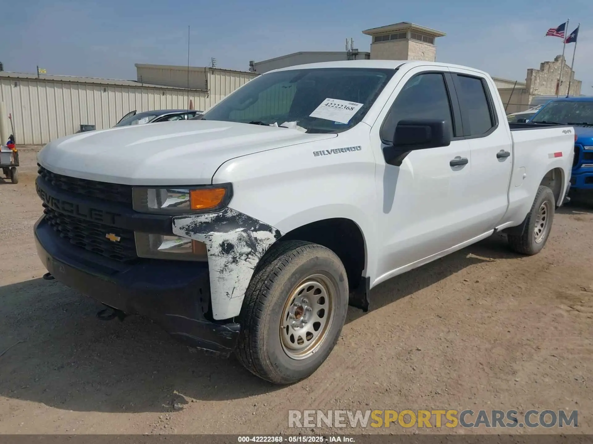 2 Photograph of a damaged car 1GCRYAEF3LZ178892 CHEVROLET SILVERADO 1500 2020
