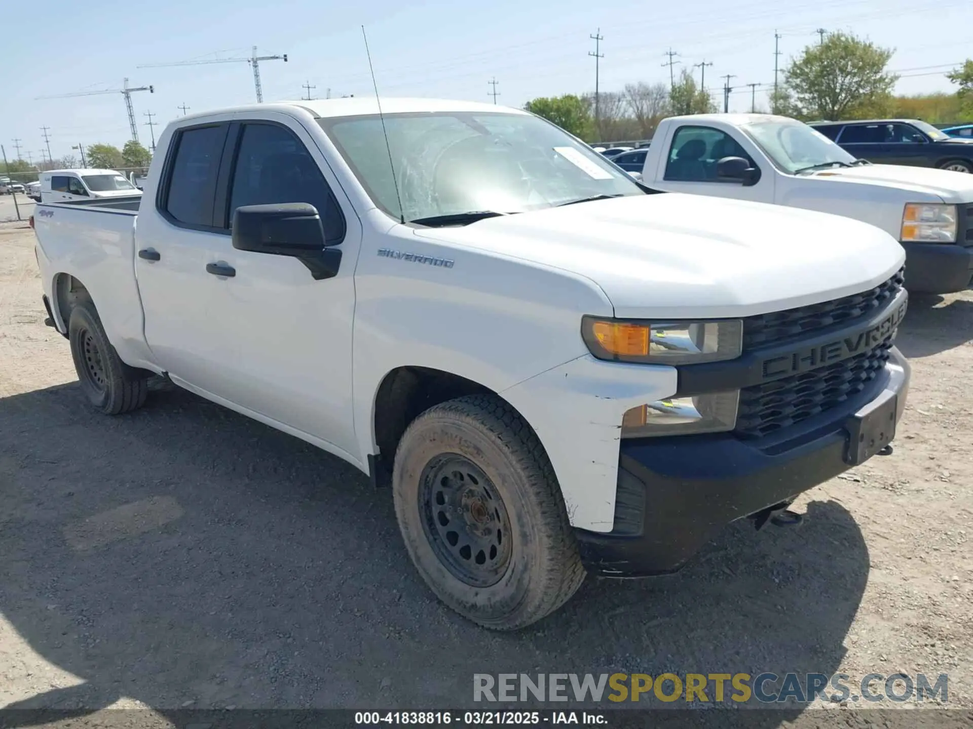 1 Photograph of a damaged car 1GCRYAEF6LZ177011 CHEVROLET SILVERADO 1500 2020
