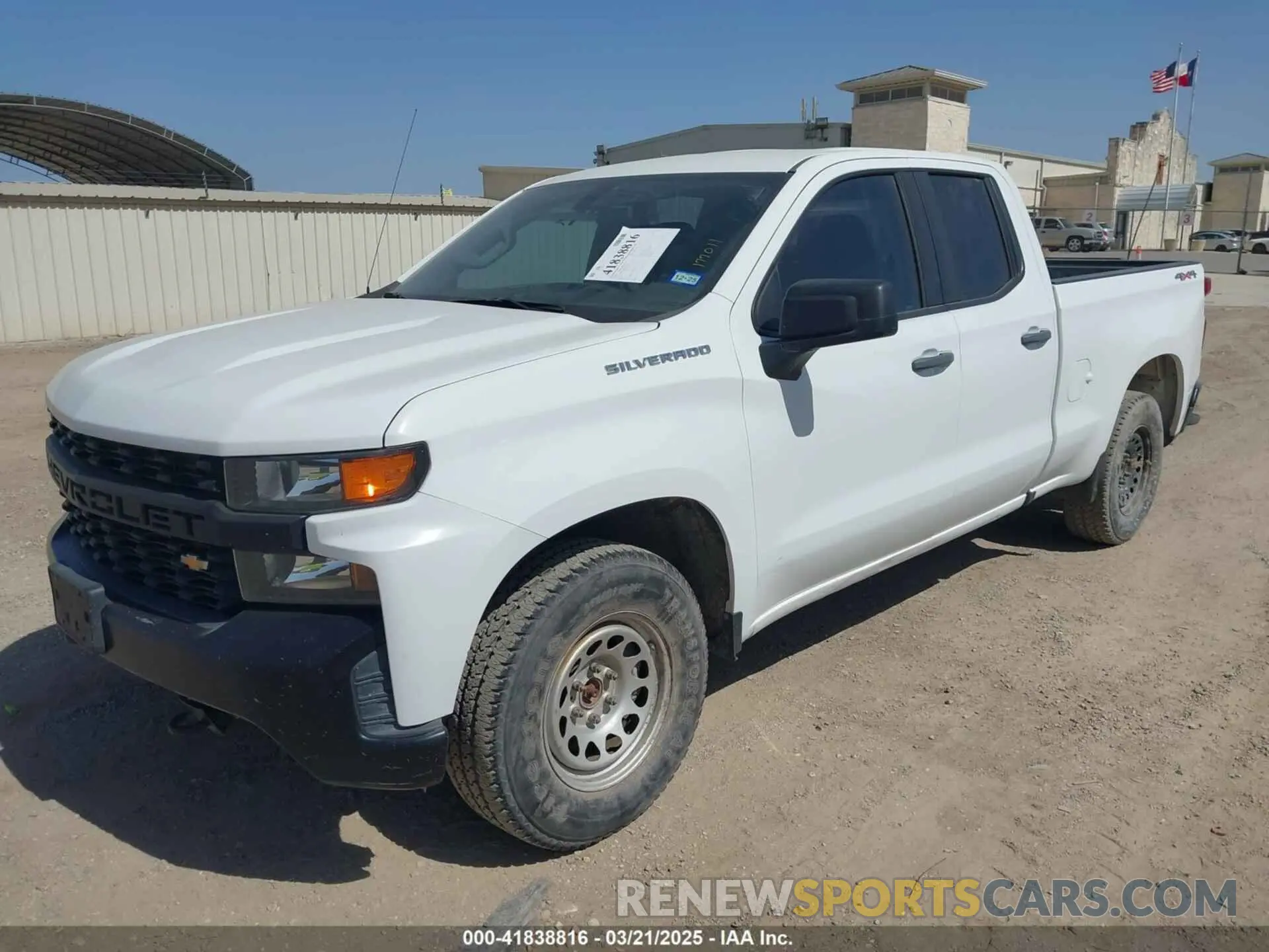 2 Photograph of a damaged car 1GCRYAEF6LZ177011 CHEVROLET SILVERADO 1500 2020