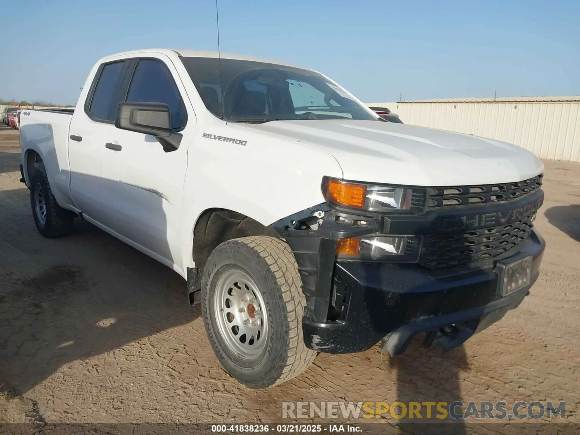 1 Photograph of a damaged car 1GCRYAEFXLZ179084 CHEVROLET SILVERADO 1500 2020