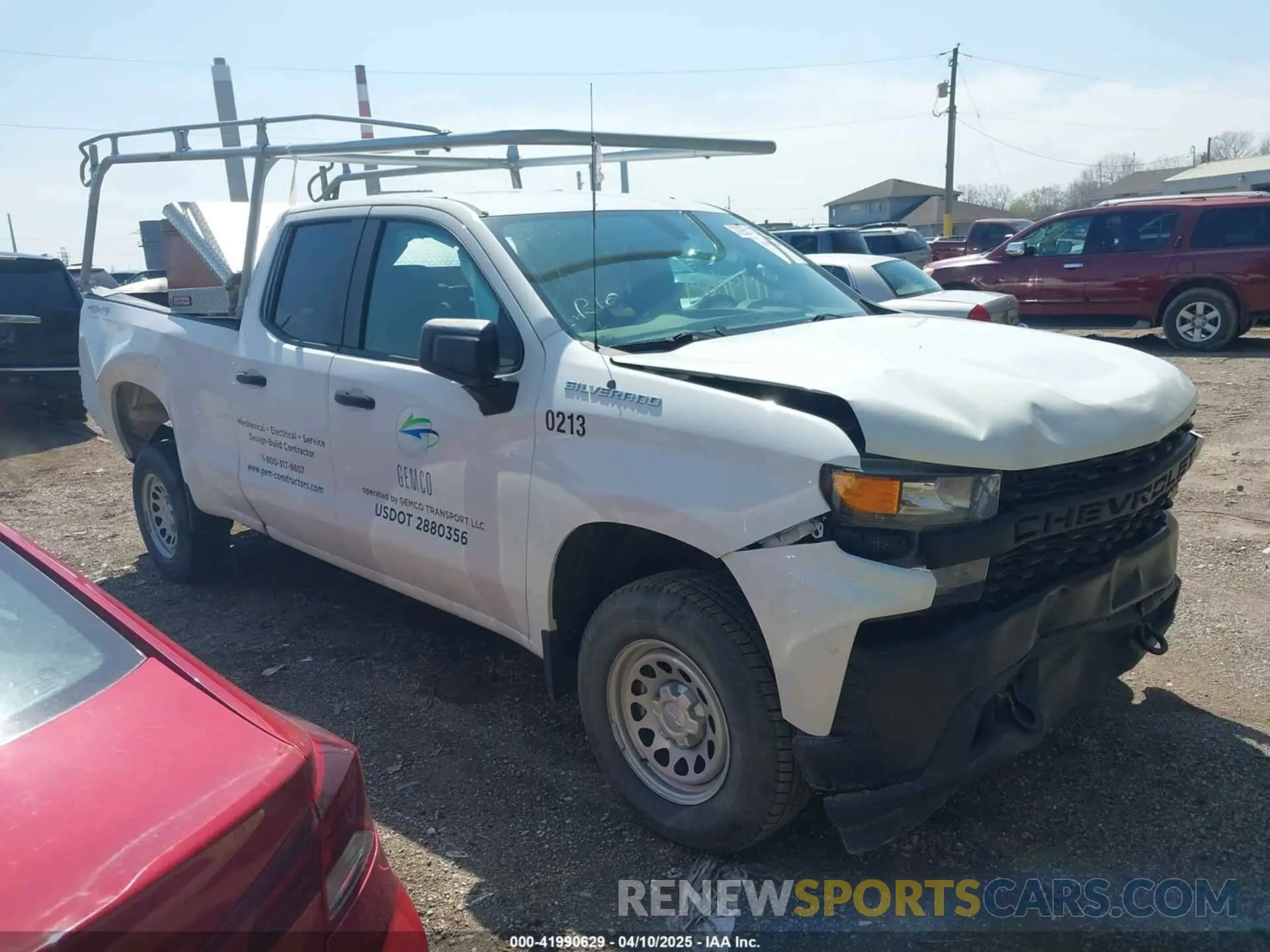 1 Photograph of a damaged car 1GCRYAEH0LZ290213 CHEVROLET SILVERADO 1500 2020