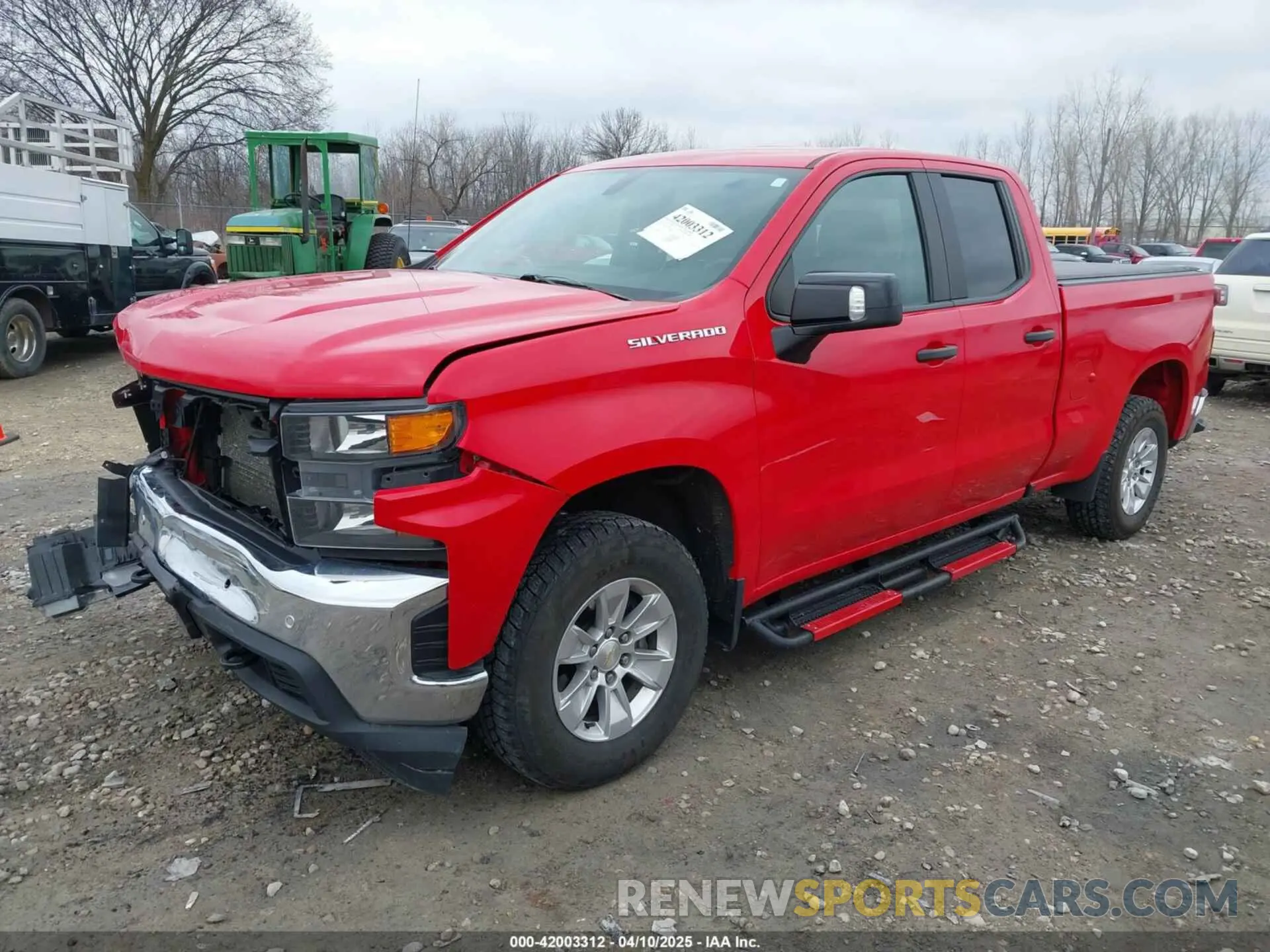2 Photograph of a damaged car 1GCRYAEH5LZ231013 CHEVROLET SILVERADO 1500 2020