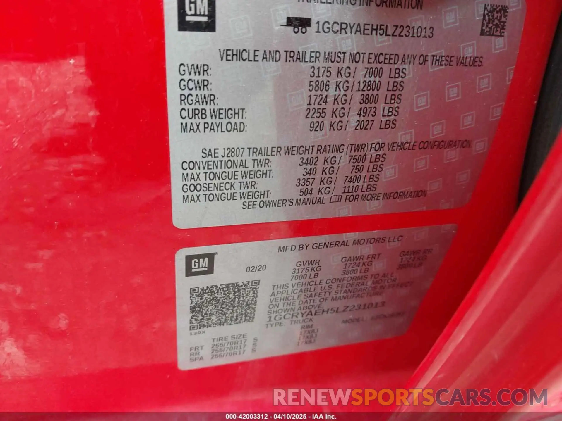 9 Photograph of a damaged car 1GCRYAEH5LZ231013 CHEVROLET SILVERADO 1500 2020