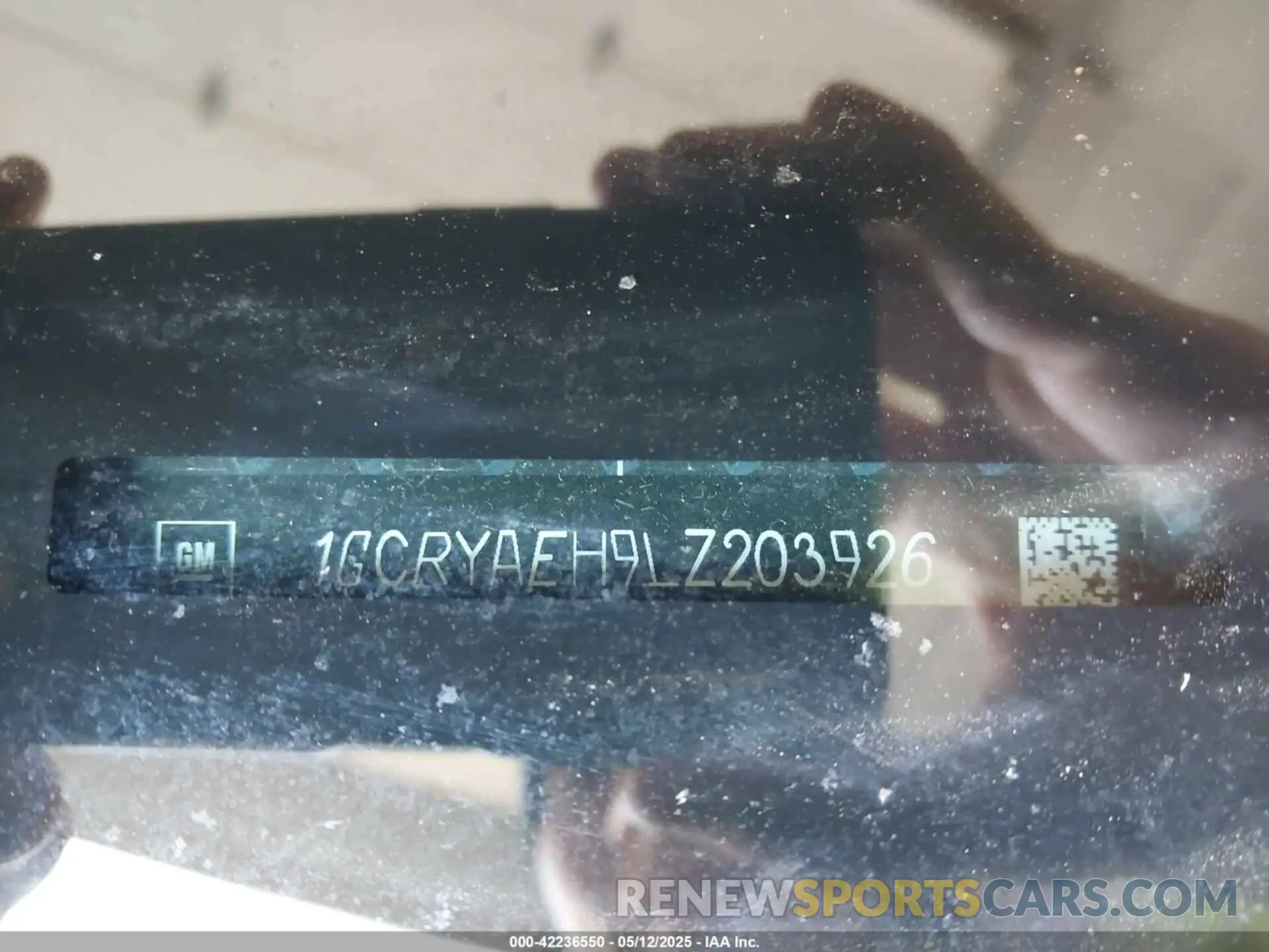 9 Photograph of a damaged car 1GCRYAEH9LZ203926 CHEVROLET SILVERADO 1500 2020