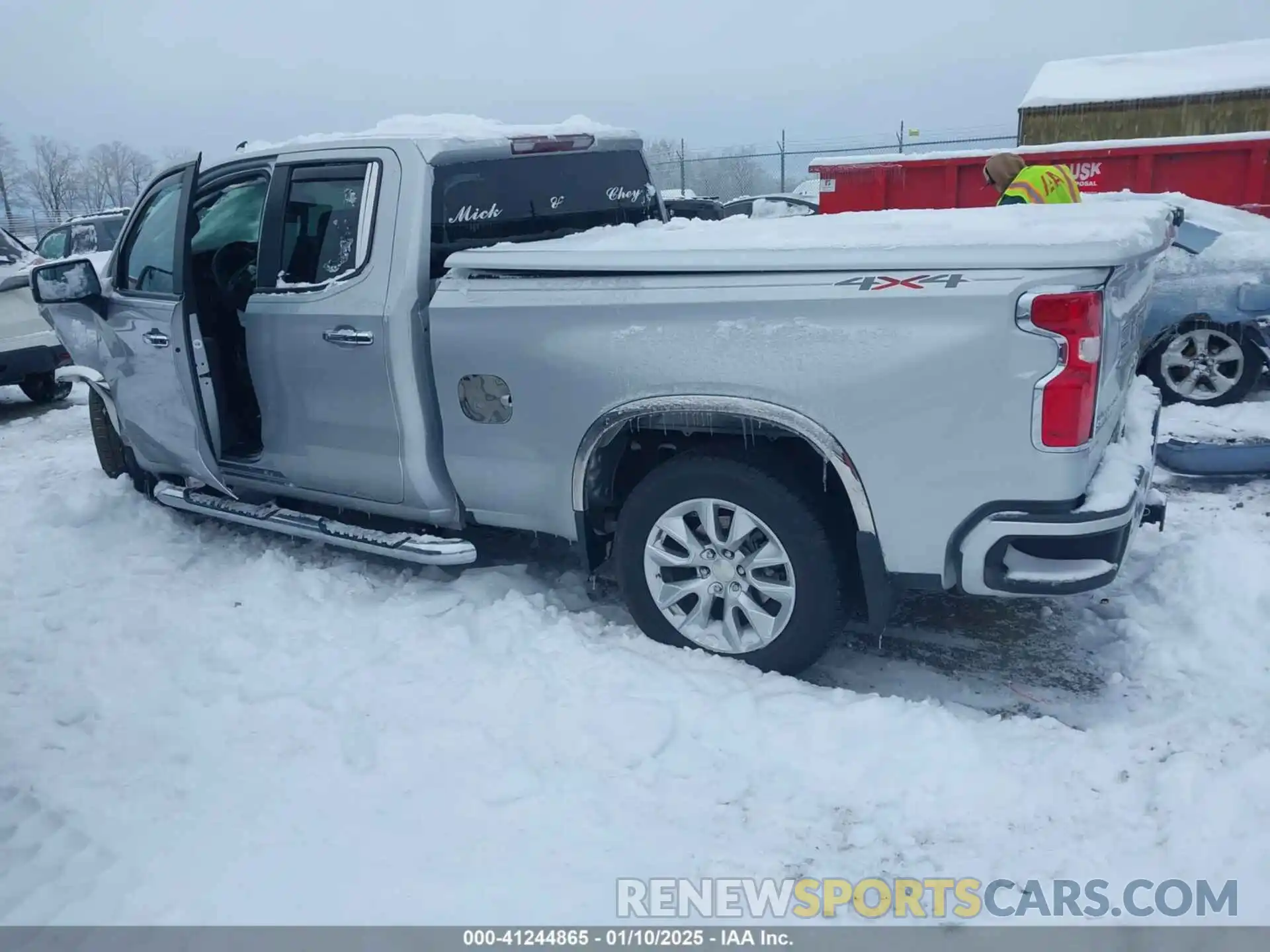 3 Photograph of a damaged car 1GCRYBEF6LZ368465 CHEVROLET SILVERADO 1500 2020