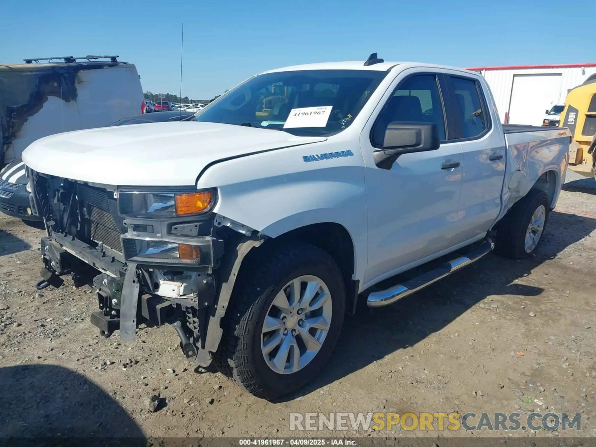 2 Photograph of a damaged car 1GCRYBEF8LZ281067 CHEVROLET SILVERADO 1500 2020