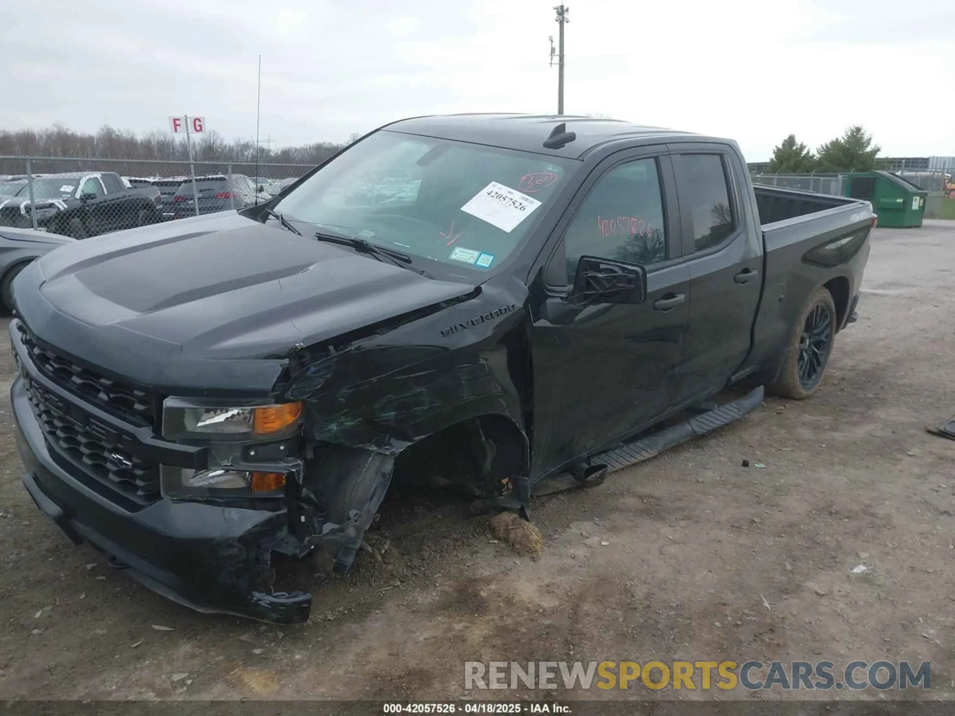 2 Photograph of a damaged car 1GCRYBEH5LZ217487 CHEVROLET SILVERADO 1500 2020