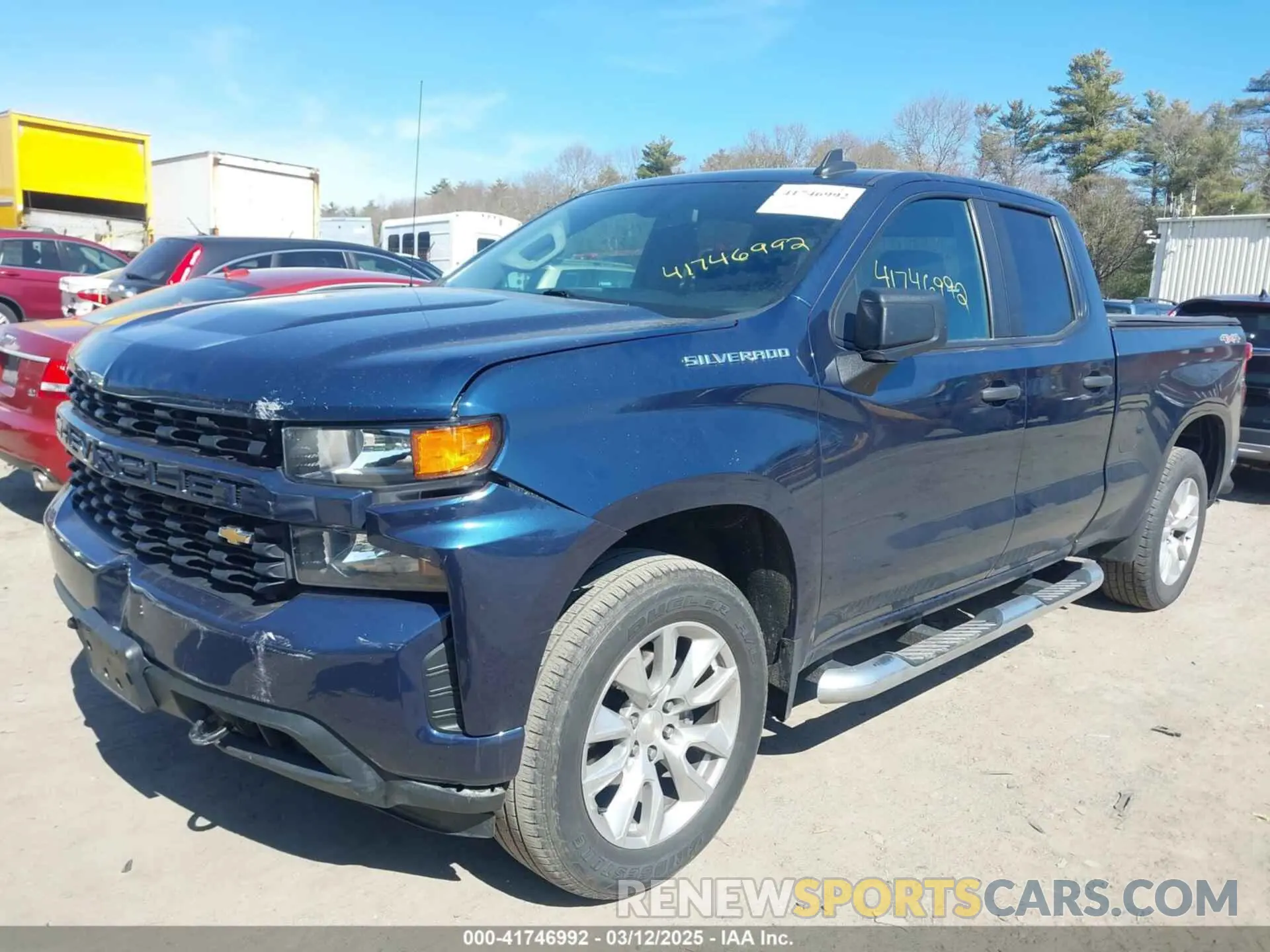 2 Photograph of a damaged car 1GCRYBEH8LZ359378 CHEVROLET SILVERADO 1500 2020
