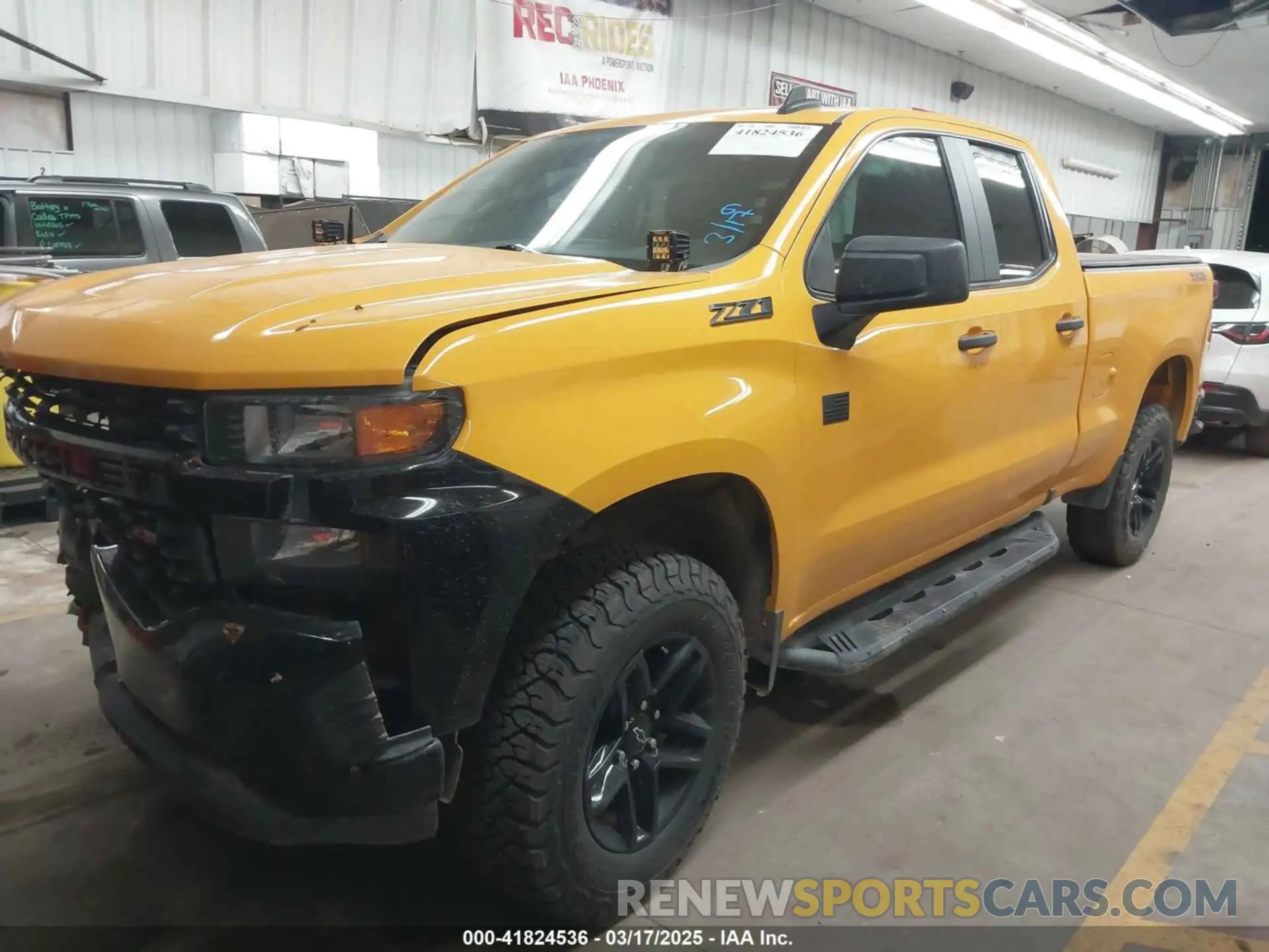 2 Photograph of a damaged car 1GCRYCEF3LZ255532 CHEVROLET SILVERADO 1500 2020