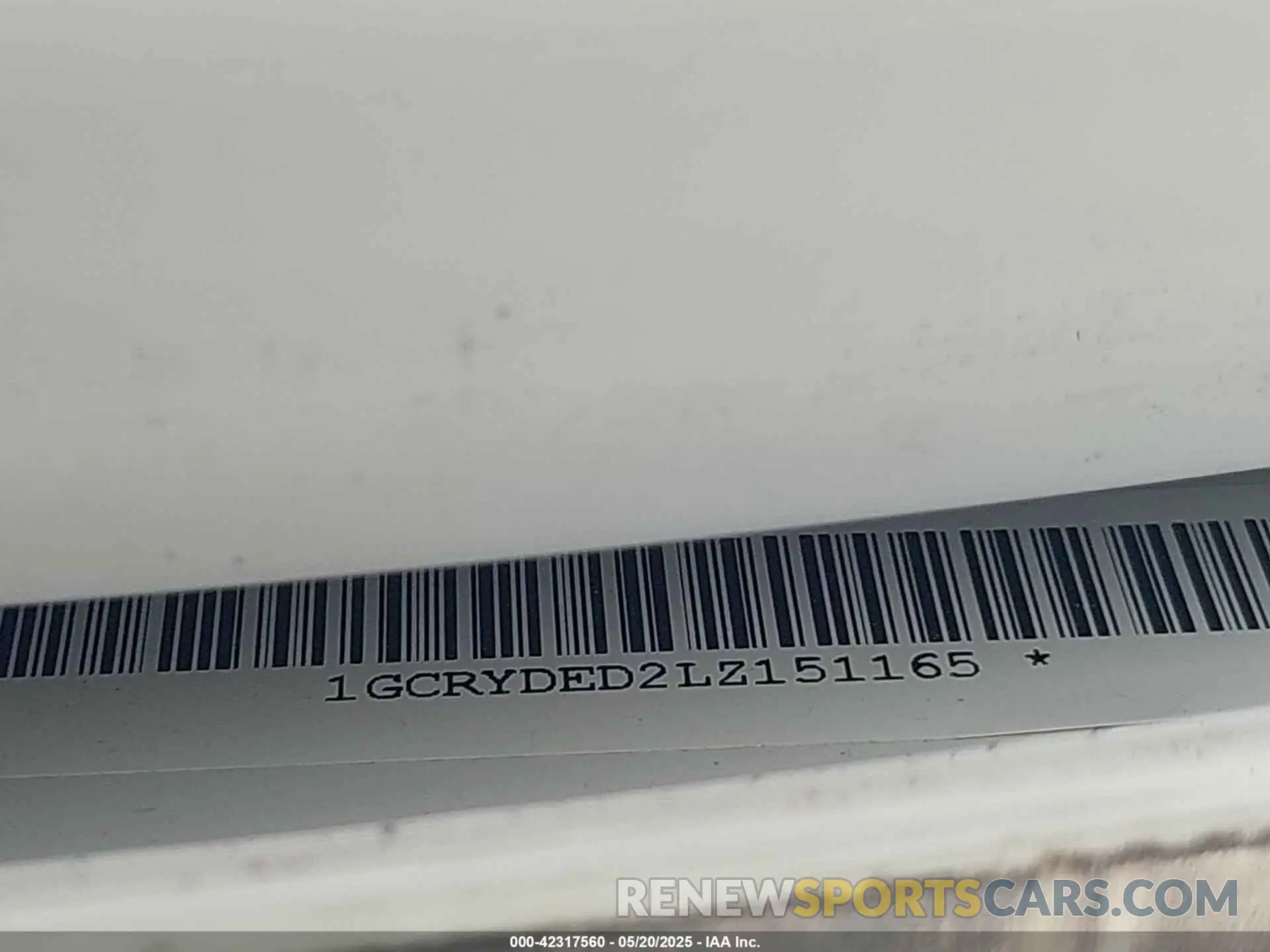 9 Photograph of a damaged car 1GCRYDED2LZ151165 CHEVROLET SILVERADO 1500 2020