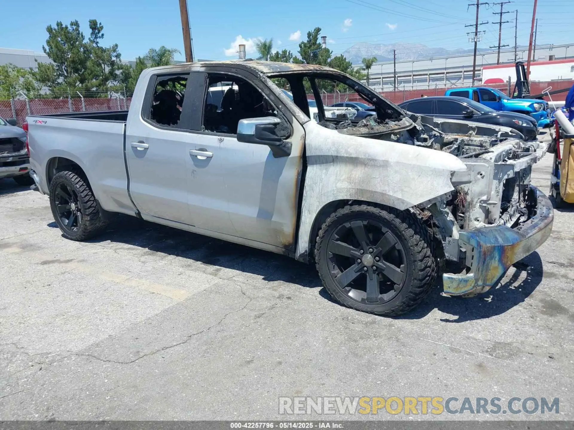 1 Photograph of a damaged car 1GCRYDED3LZ170940 CHEVROLET SILVERADO 1500 2020