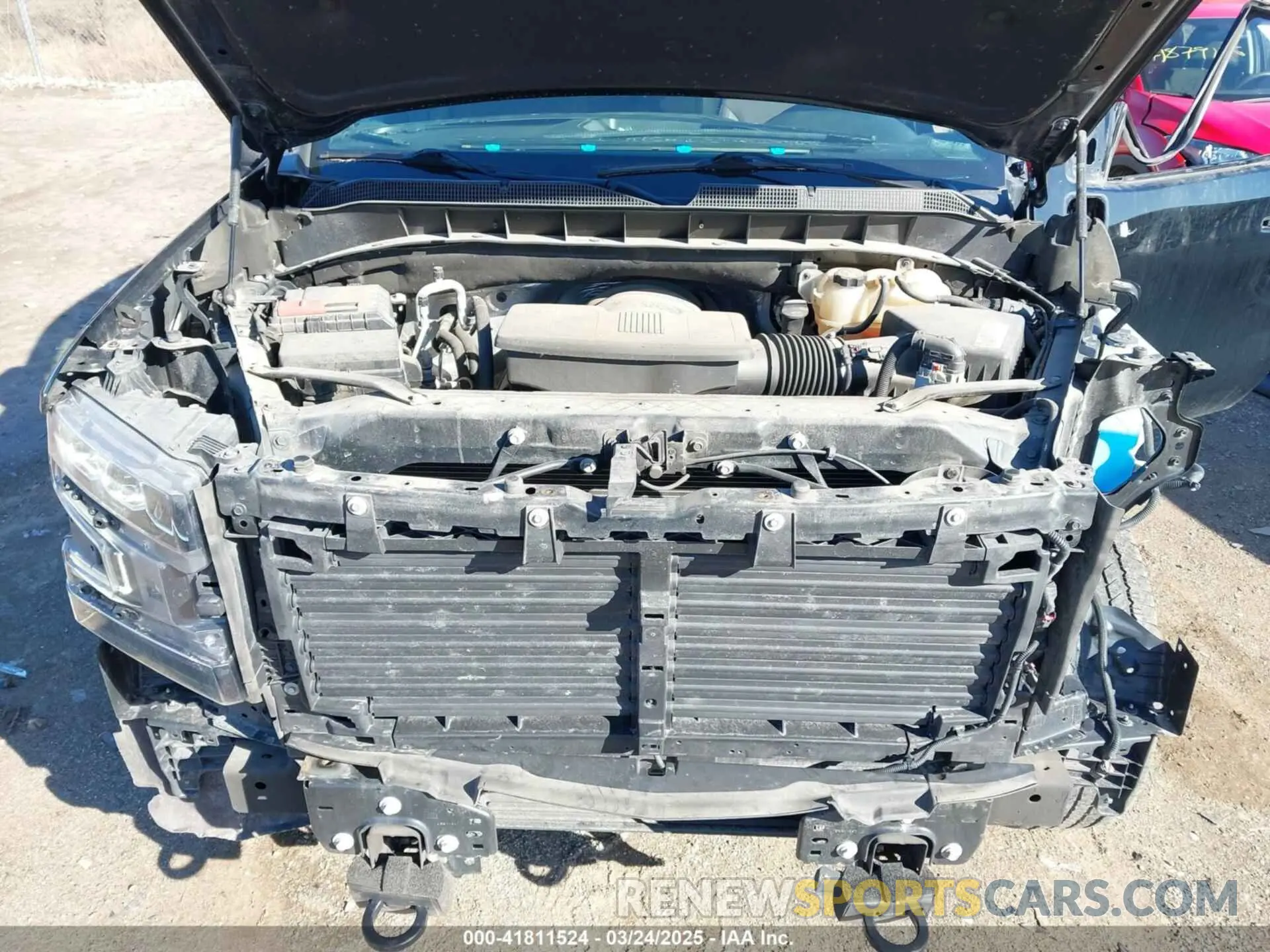 10 Photograph of a damaged car 1GCRYDED3LZ197300 CHEVROLET SILVERADO 1500 2020