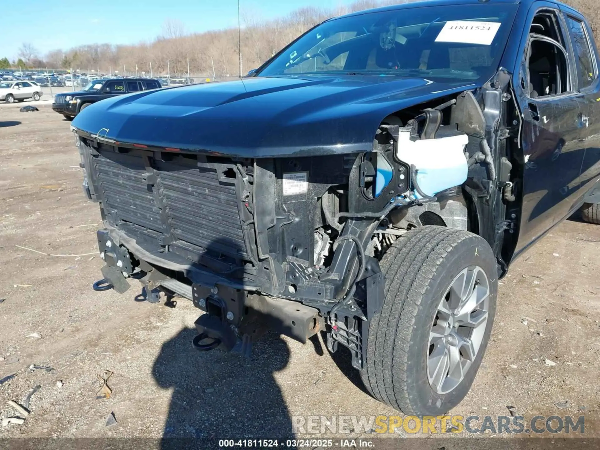 6 Photograph of a damaged car 1GCRYDED3LZ197300 CHEVROLET SILVERADO 1500 2020