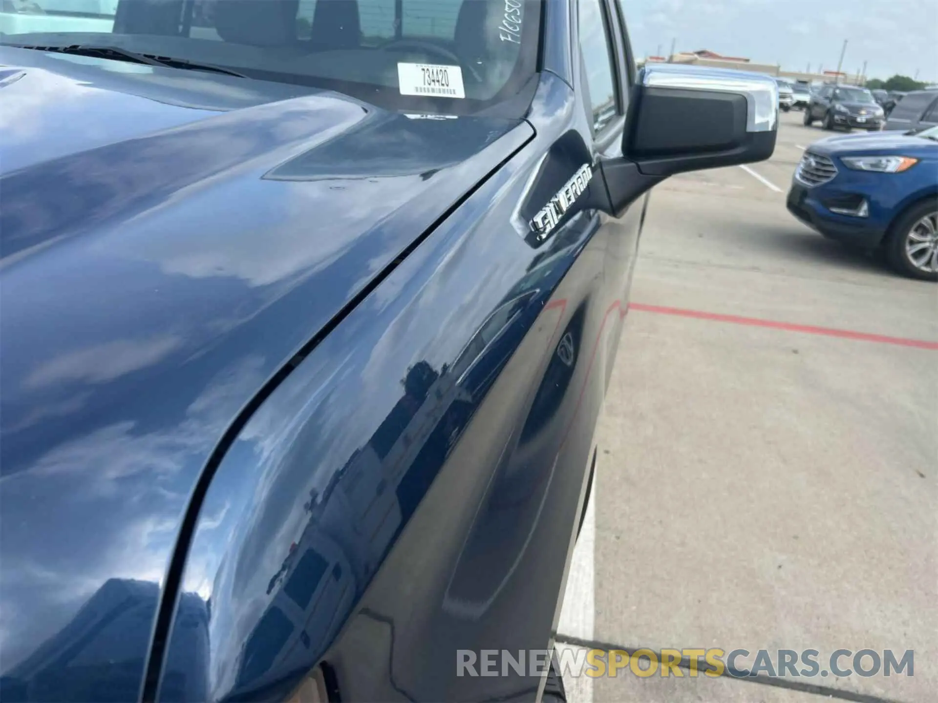 1 Photograph of a damaged car 1GCRYDED3LZ298658 CHEVROLET SILVERADO 1500 2020