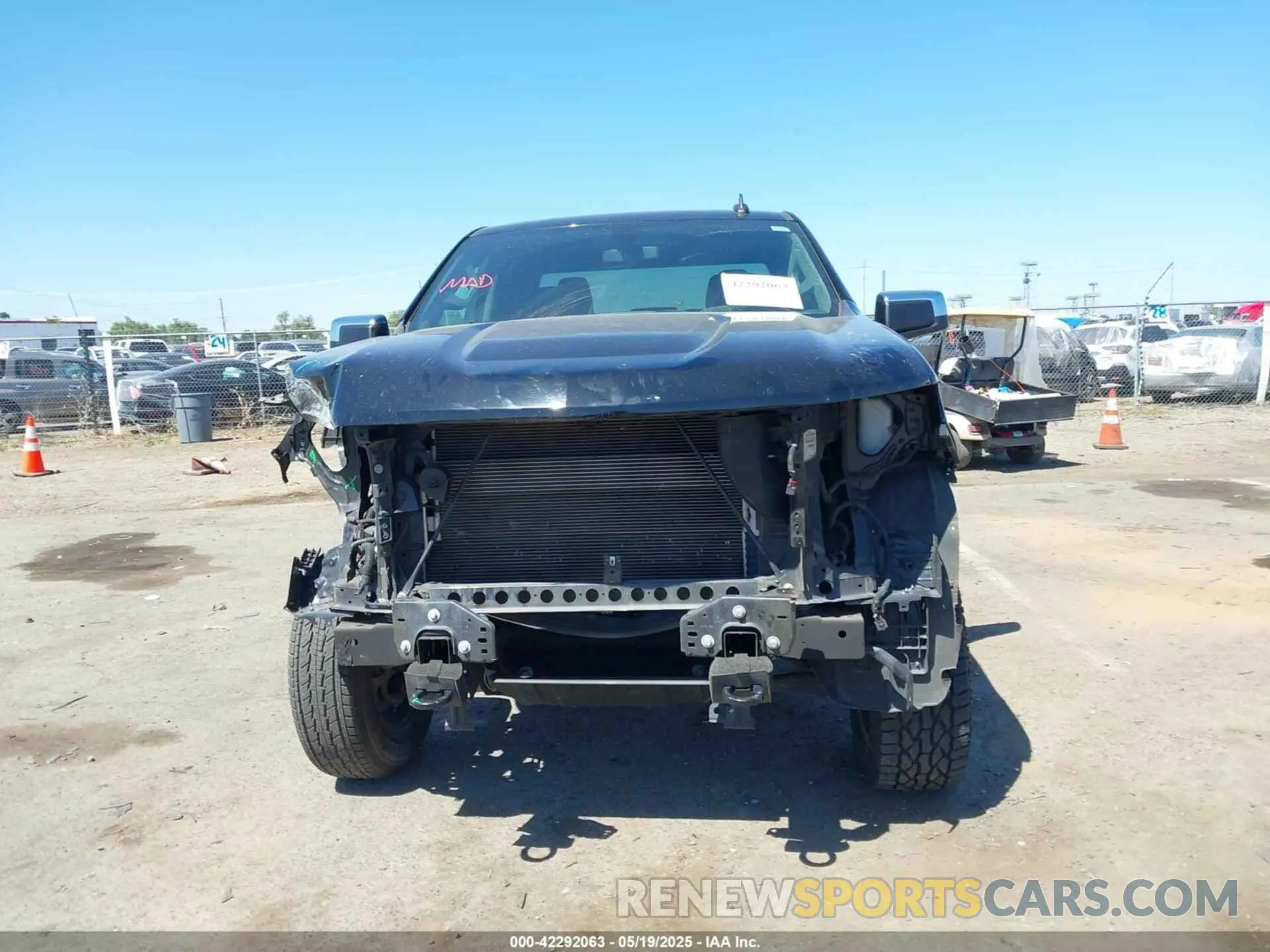 12 Photograph of a damaged car 1GCRYDED6LZ273320 CHEVROLET SILVERADO 1500 2020
