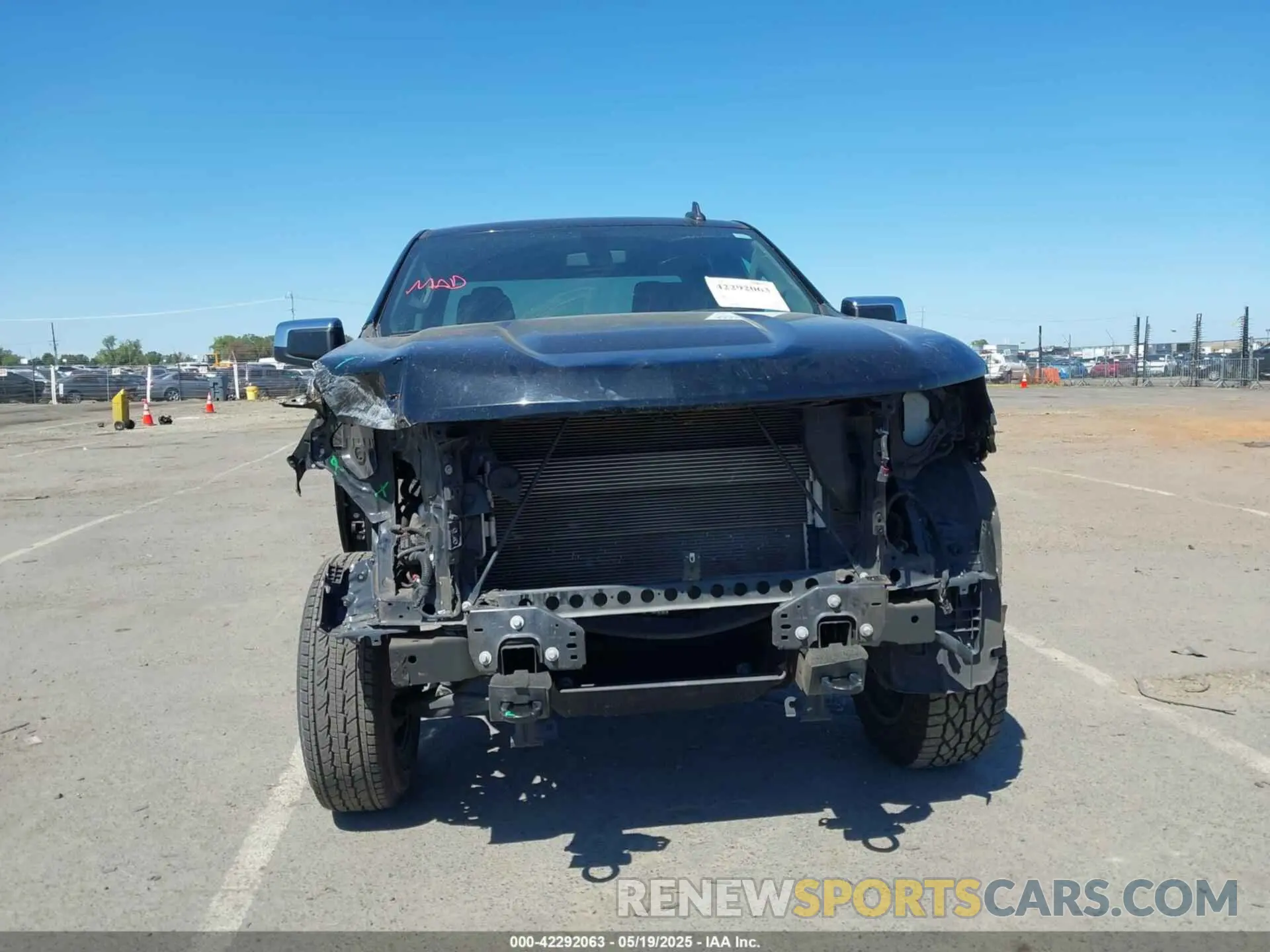 6 Photograph of a damaged car 1GCRYDED6LZ273320 CHEVROLET SILVERADO 1500 2020