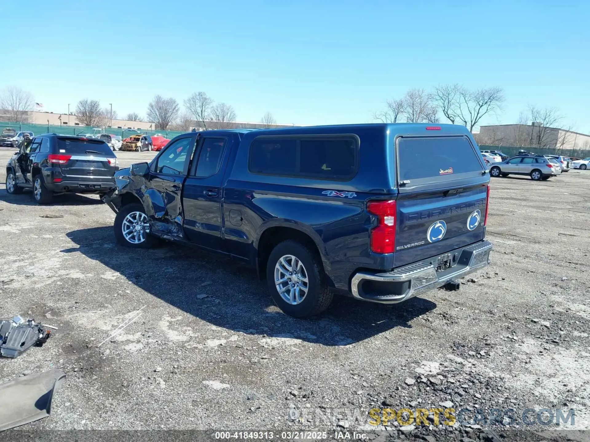 3 Photograph of a damaged car 1GCRYDED6LZ286004 CHEVROLET SILVERADO 1500 2020