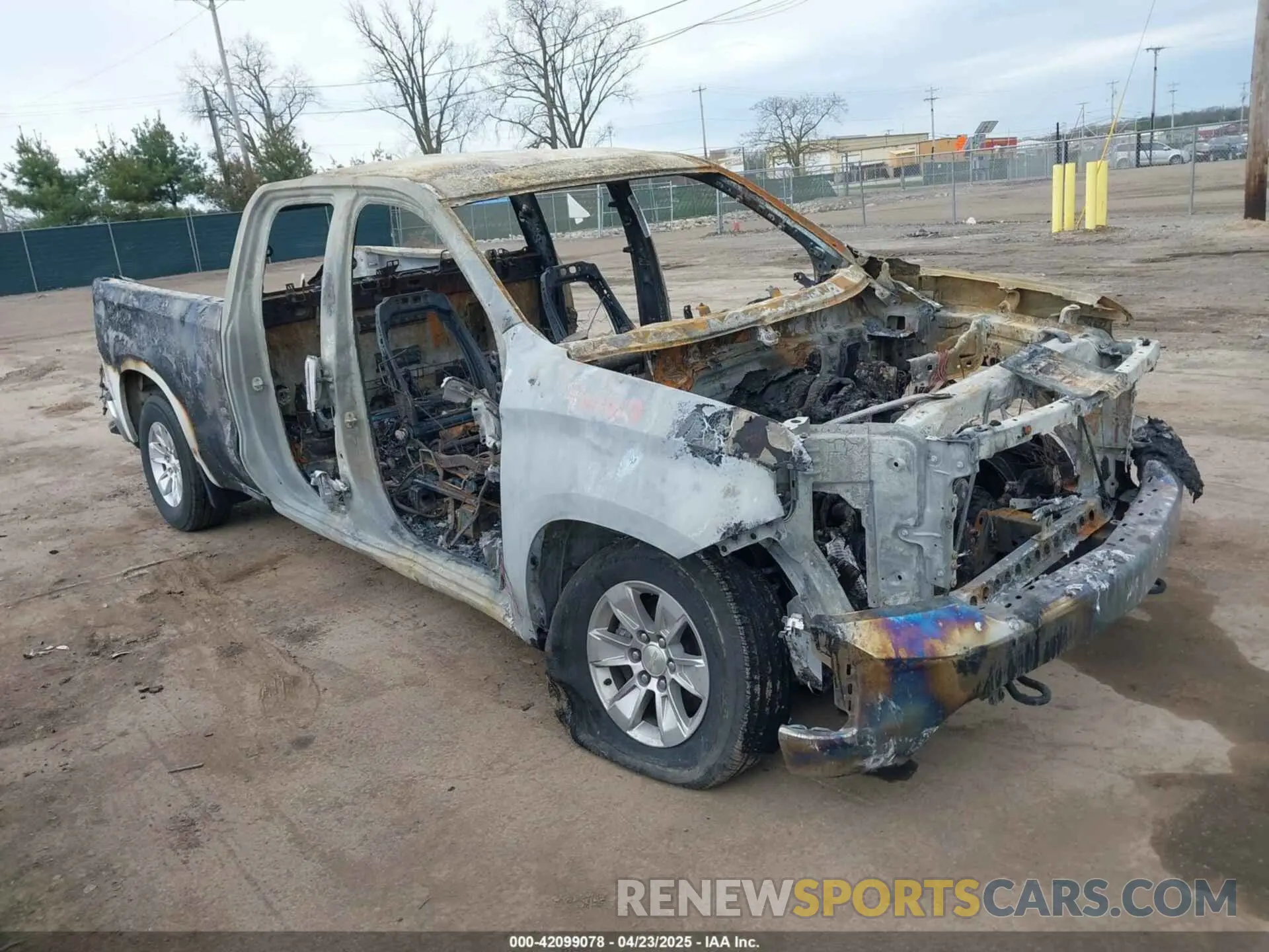 1 Photograph of a damaged car 1GCRYDED8LZ251920 CHEVROLET SILVERADO 1500 2020