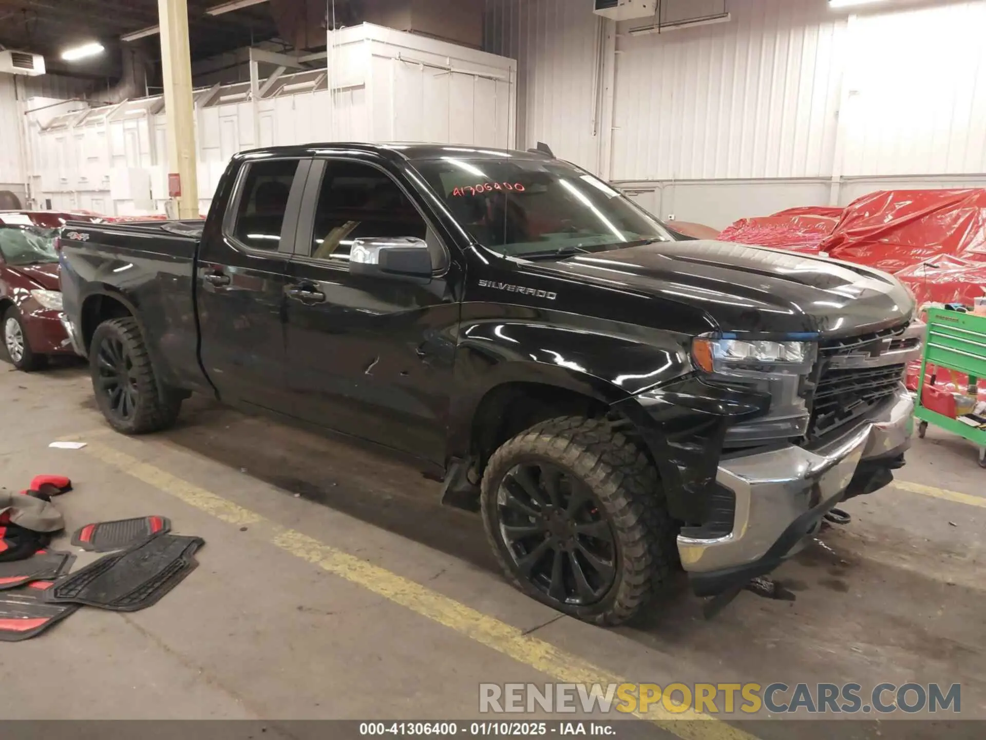 1 Photograph of a damaged car 1GCRYDED9LZ130393 CHEVROLET SILVERADO 1500 2020