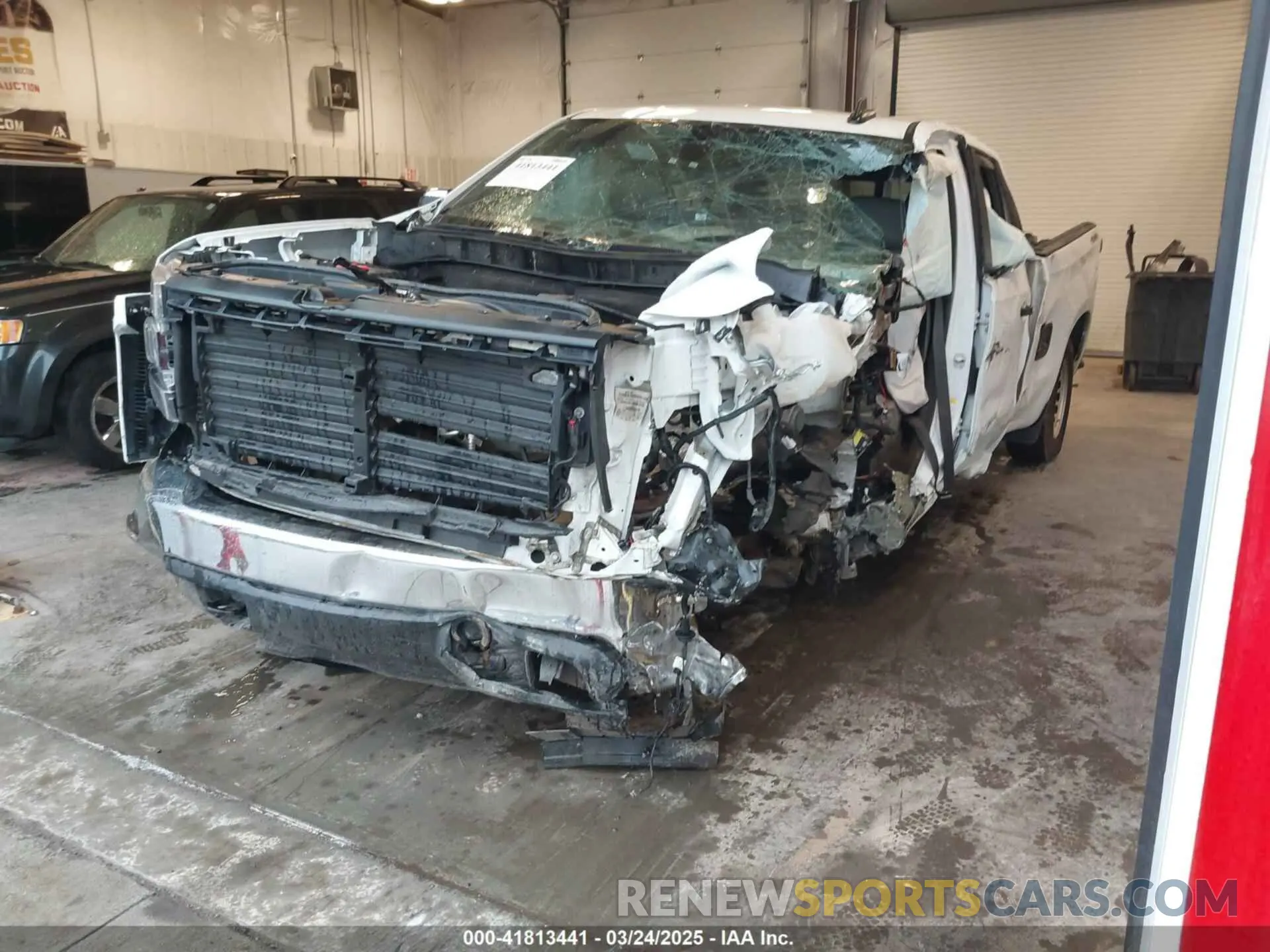 2 Photograph of a damaged car 1GCRYDED9LZ166441 CHEVROLET SILVERADO 1500 2020